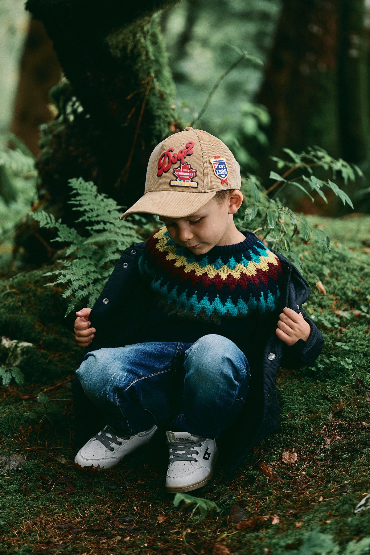 Pull ras du cou avec logo