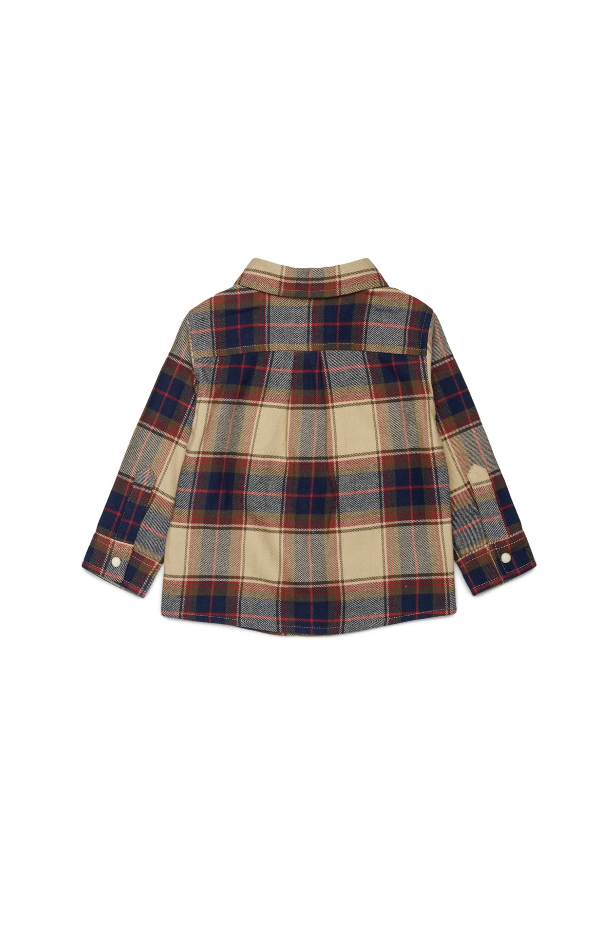 Chemise à carreaux avec logo