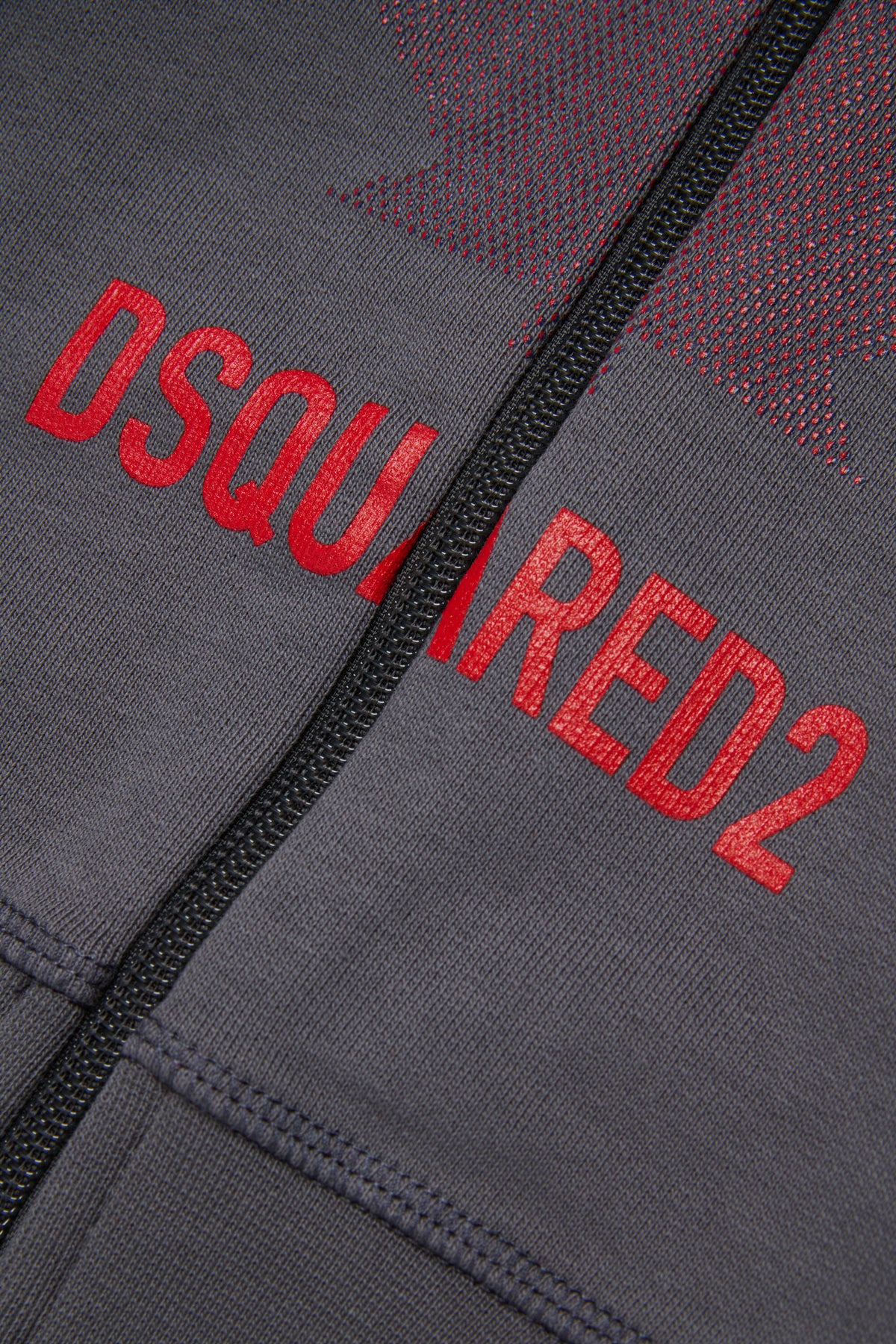 Zip sweatshirt with logo