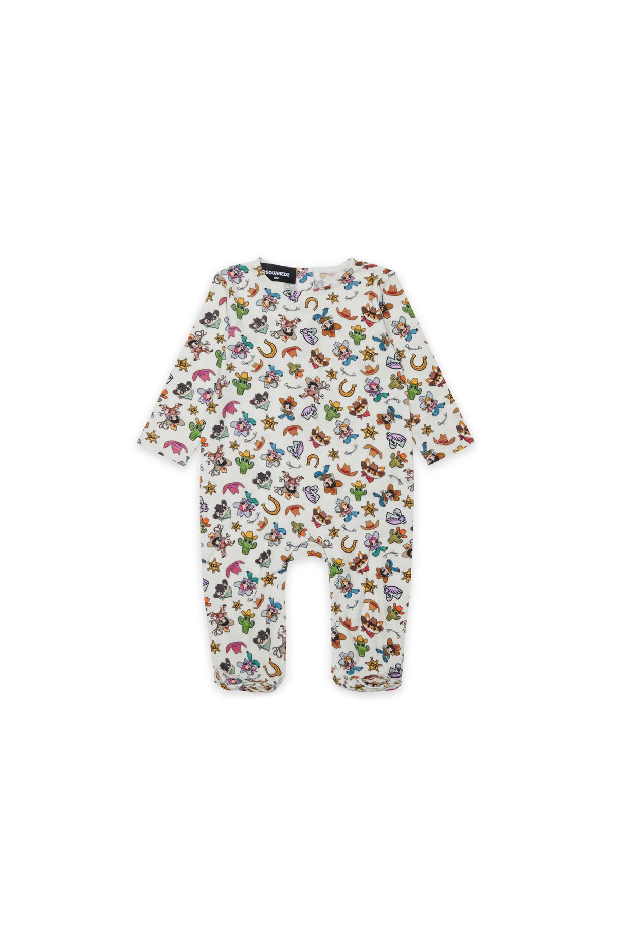 Combinaison imprimée western multicolore