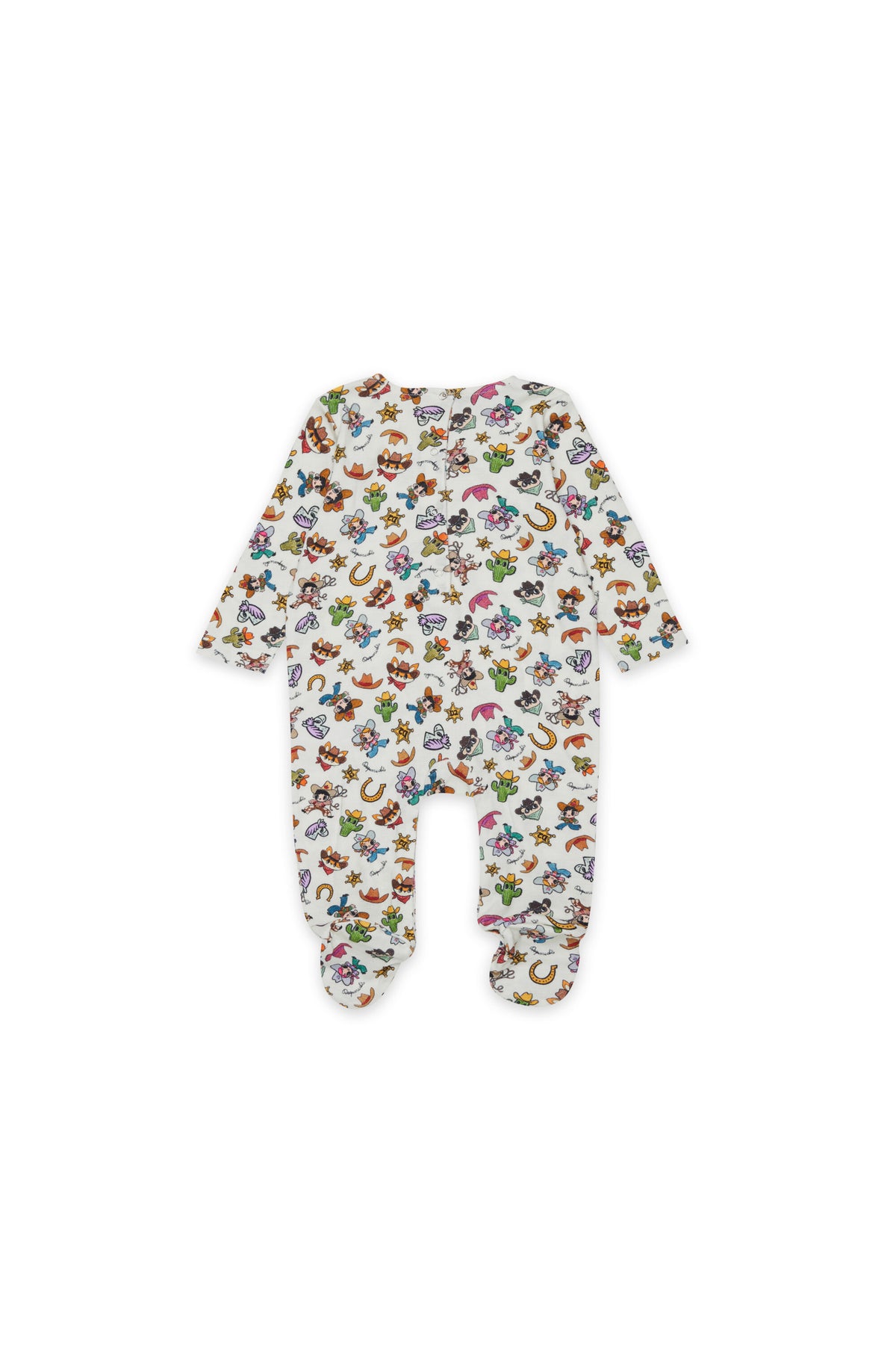 Combinaison imprimée western multicolore