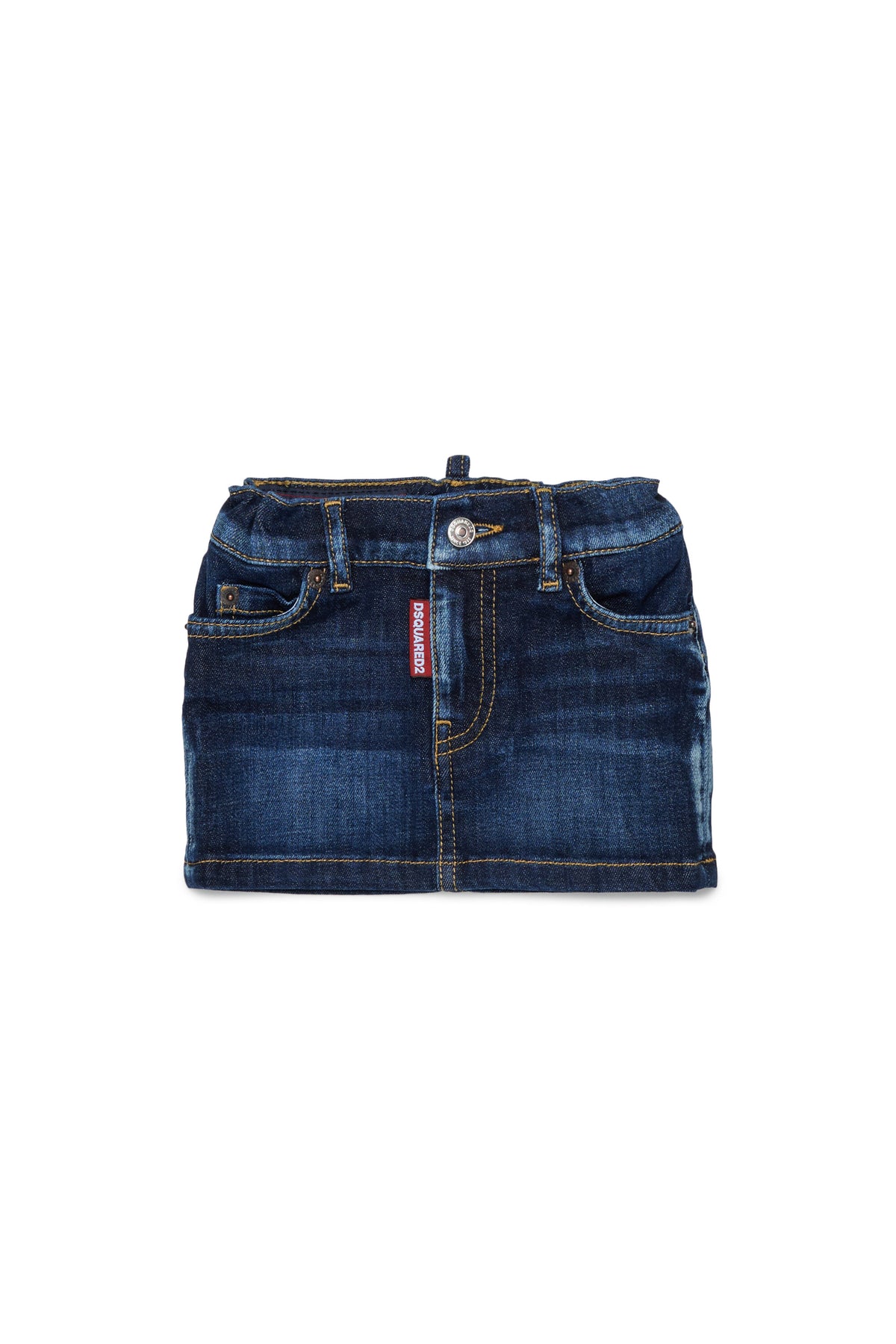Jupe en denim avec broderie