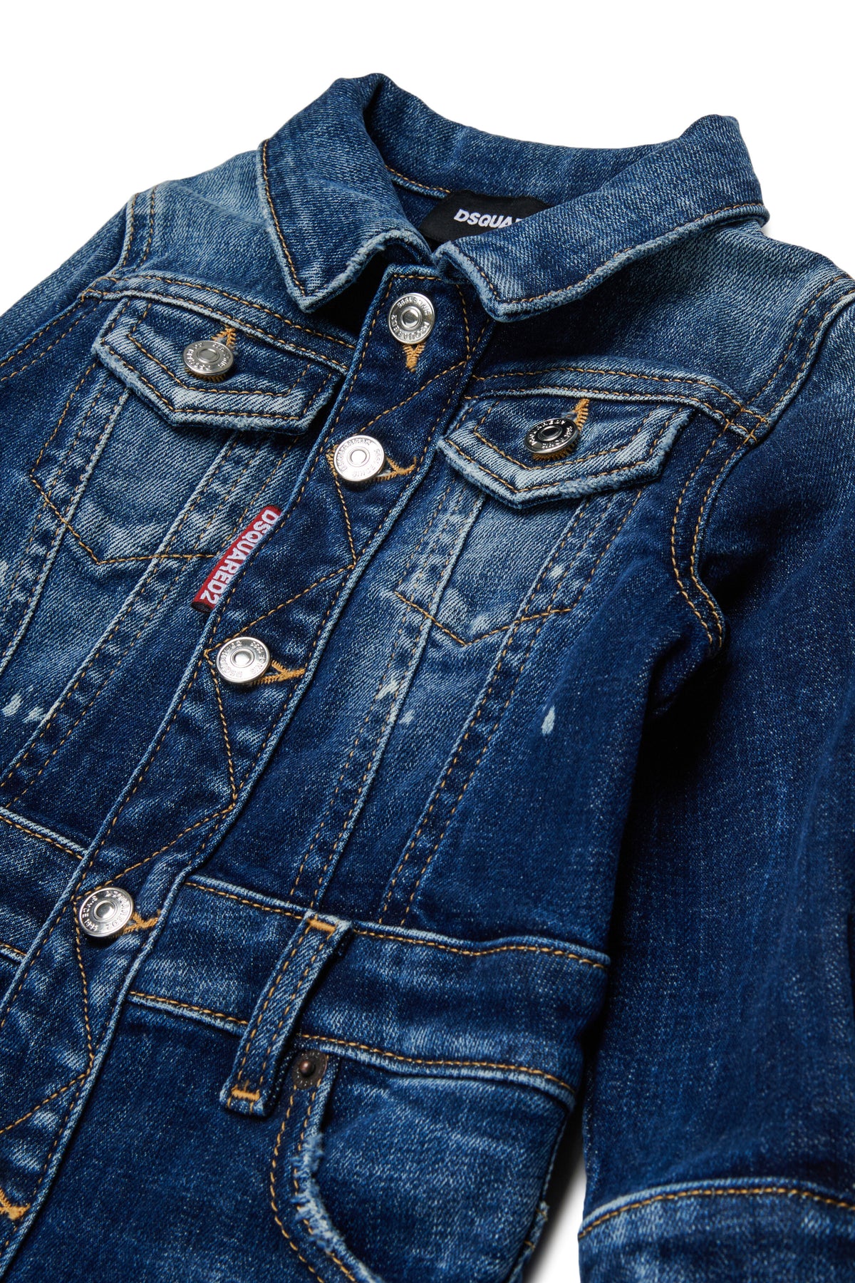 Vestido corto de denim