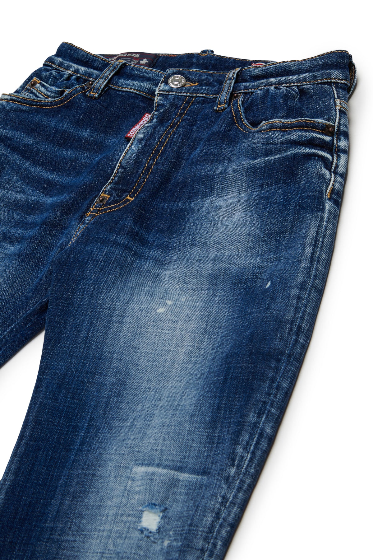Jeans corte regular en denim azul medio - London Bro