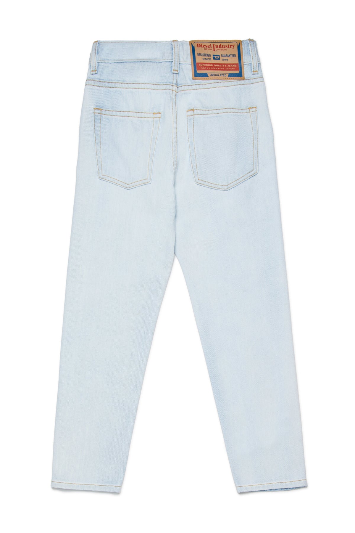 Regular fit light blue wash jeans - 2010