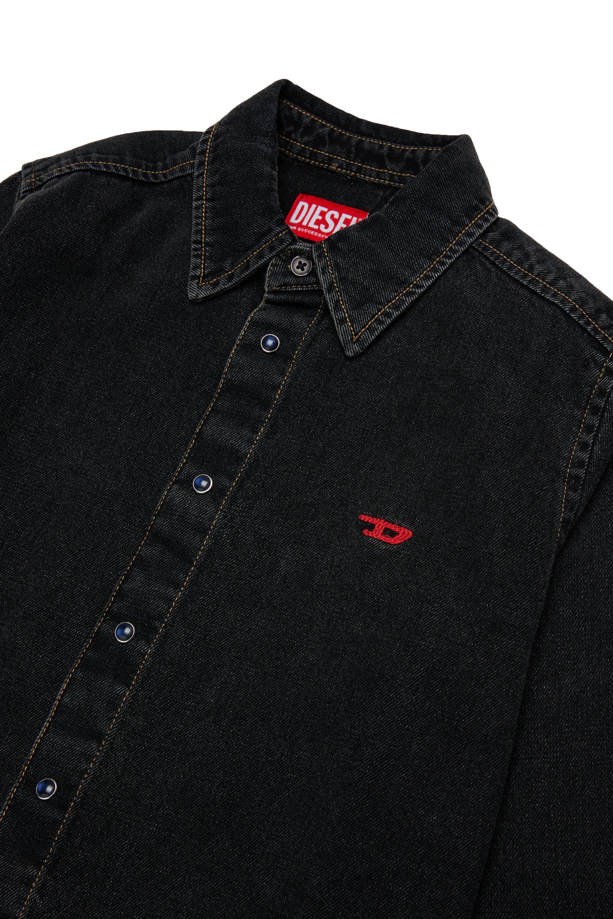 Chemise en denim avec logo