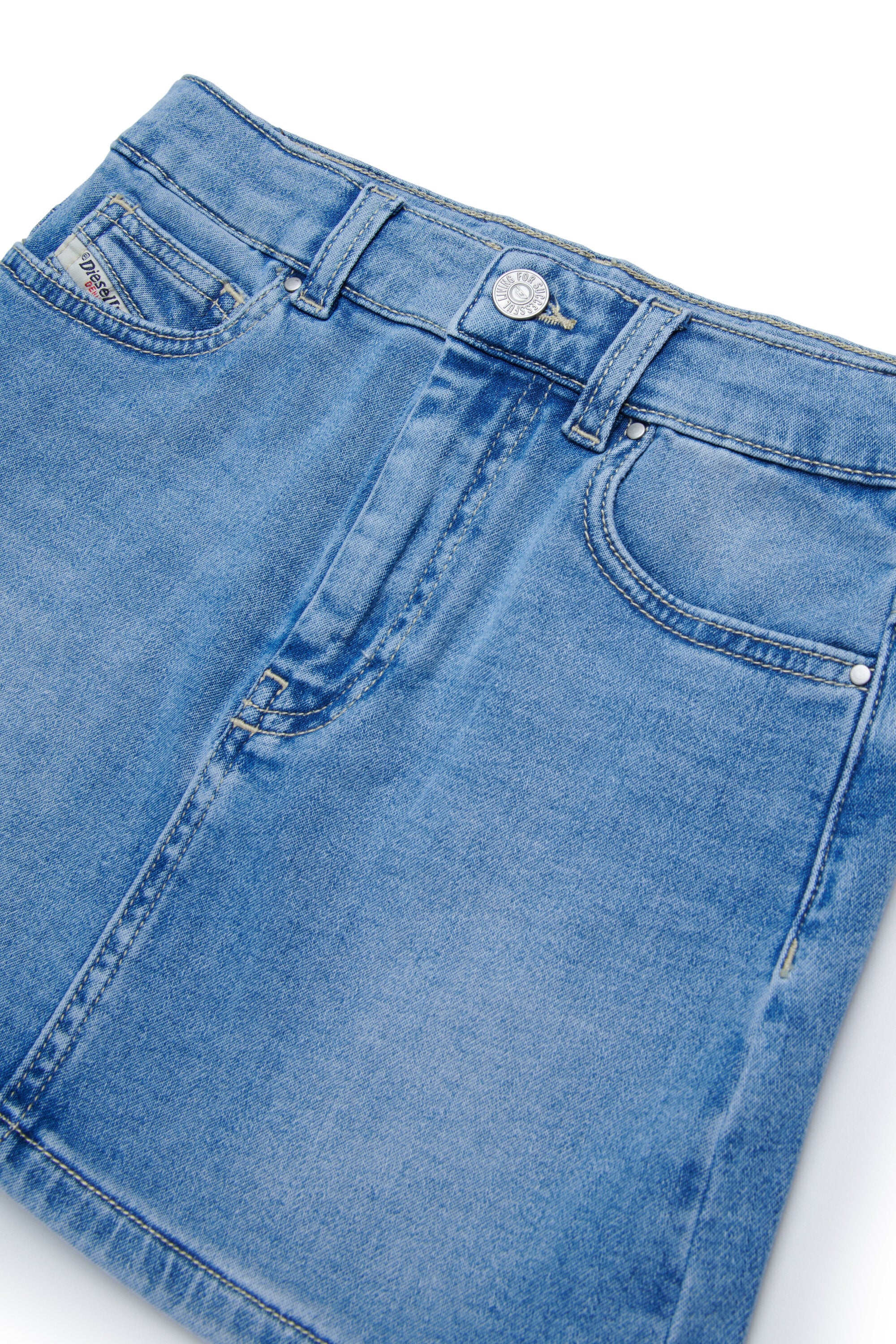 Jupe en denim cinq poches