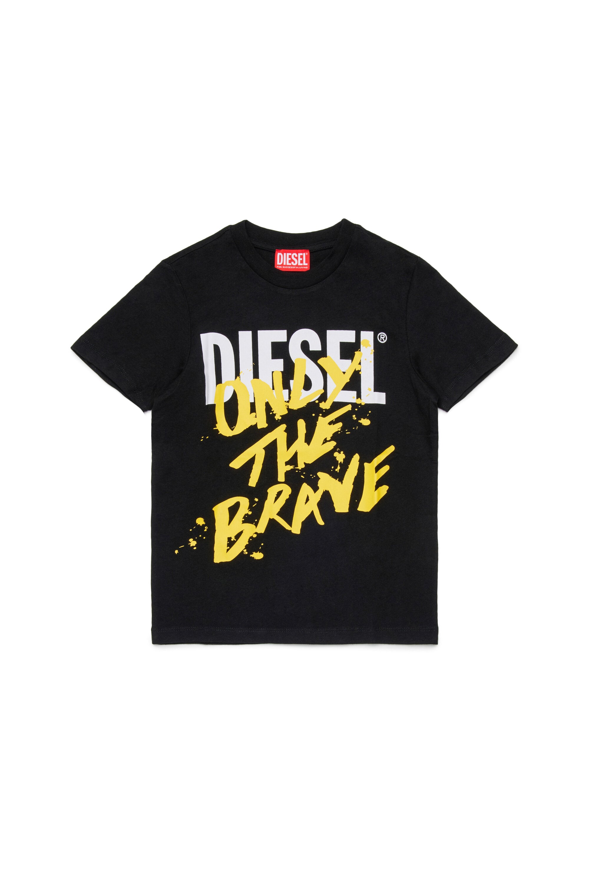 T-shirt en jersey avec logo Diesel Only the Brave