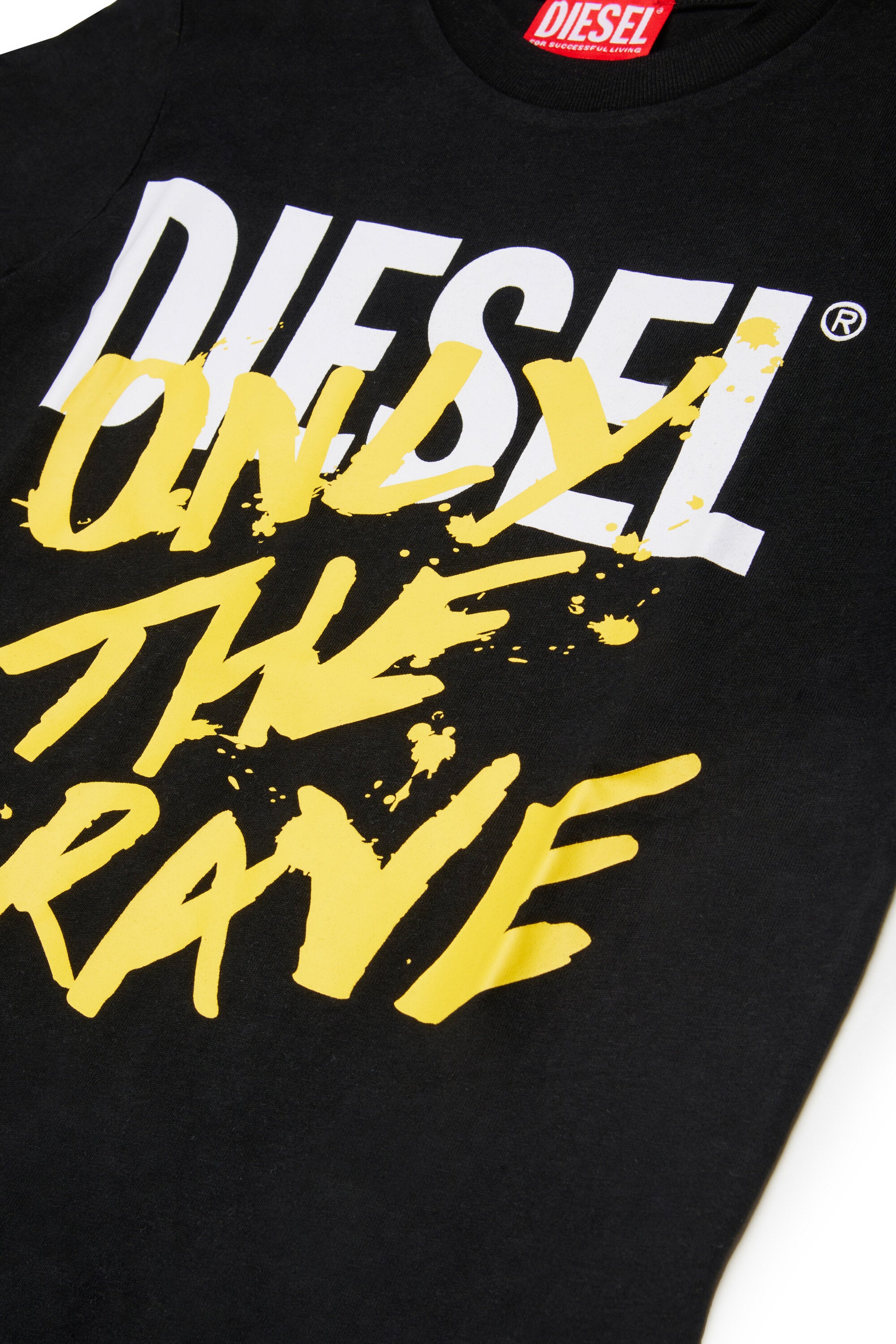 T-shirt en jersey avec logo Diesel Only the Brave