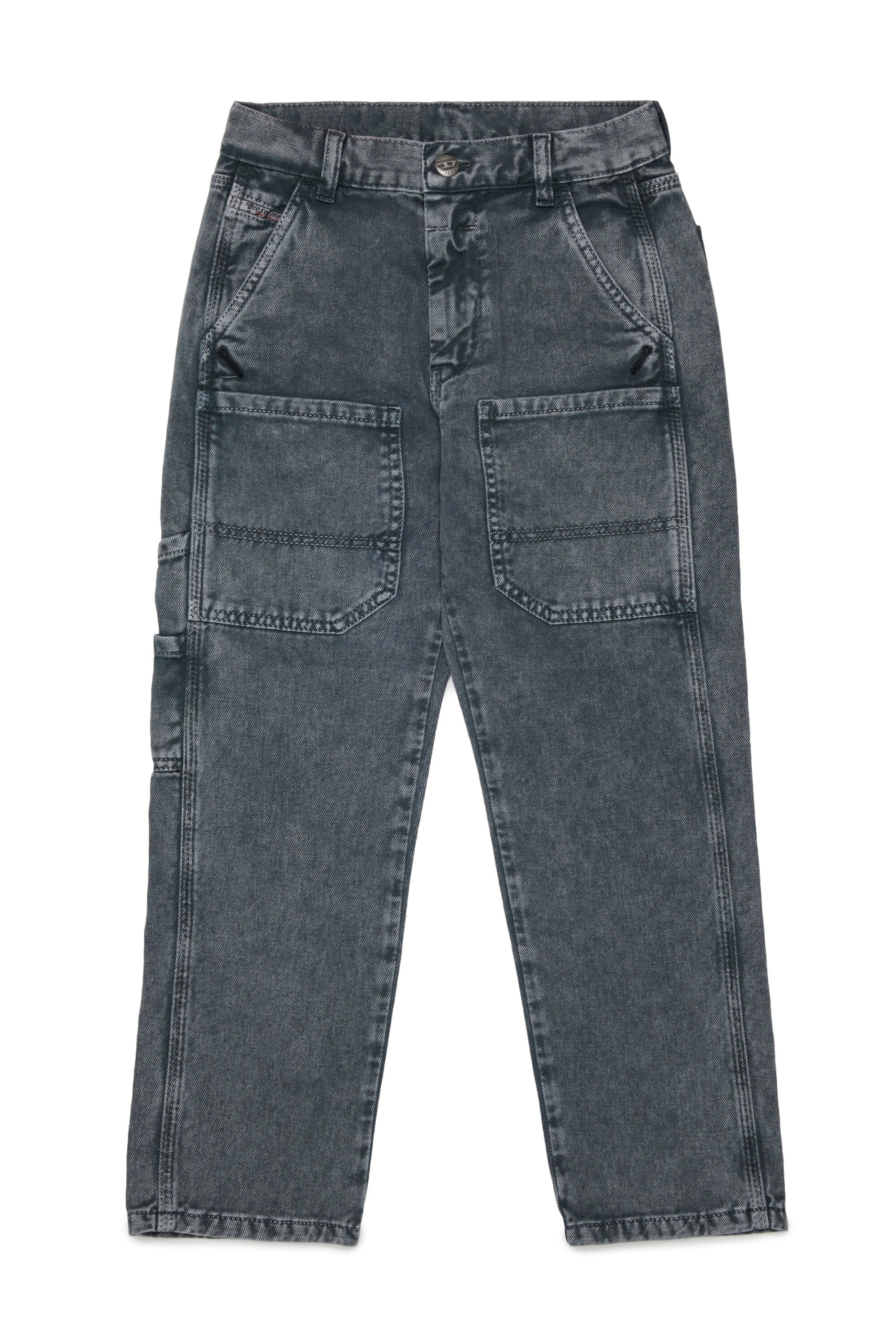 Jeans corte regular efecto lavado - D-Berr
