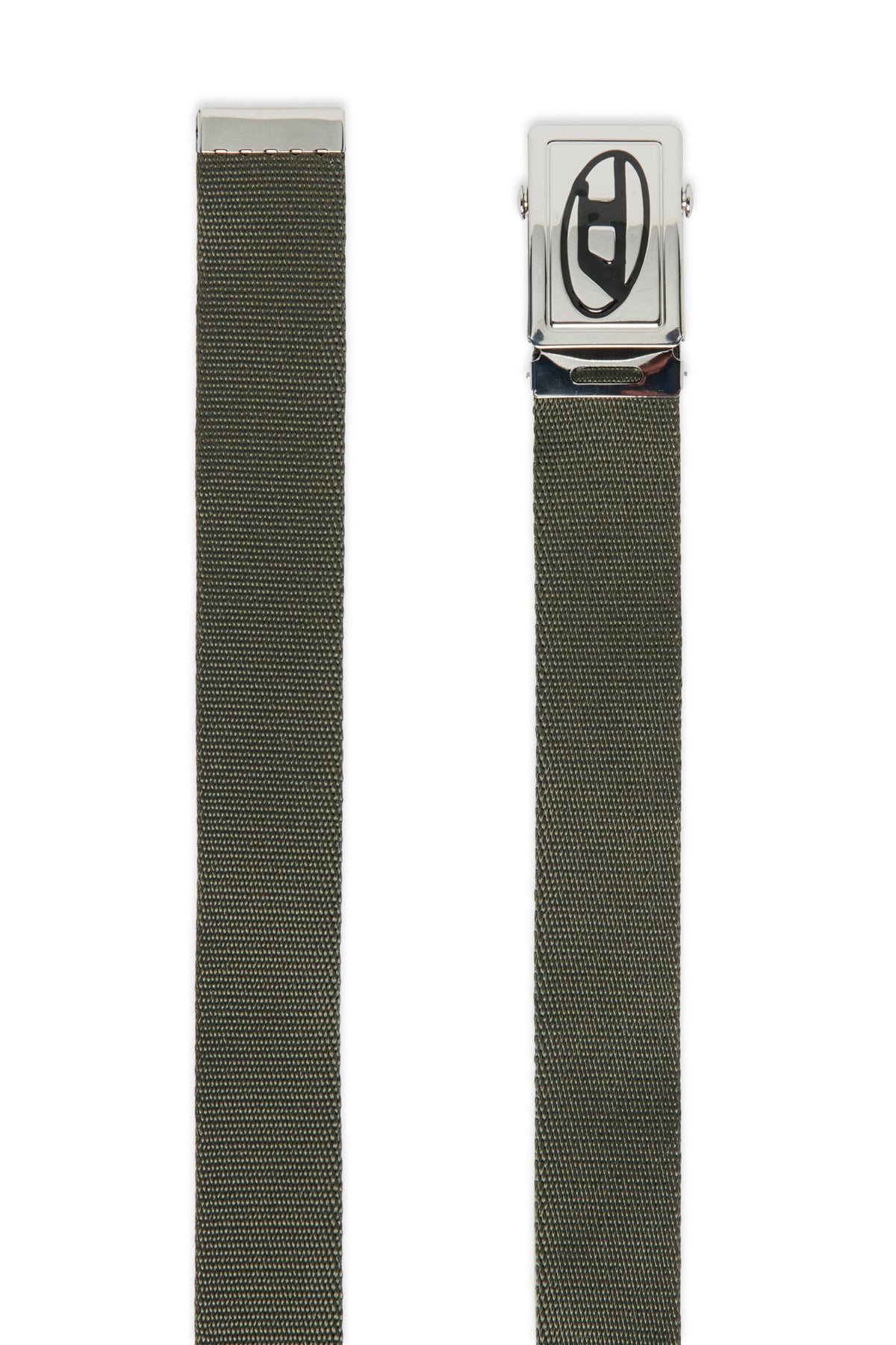 Oval D branded canvas belt