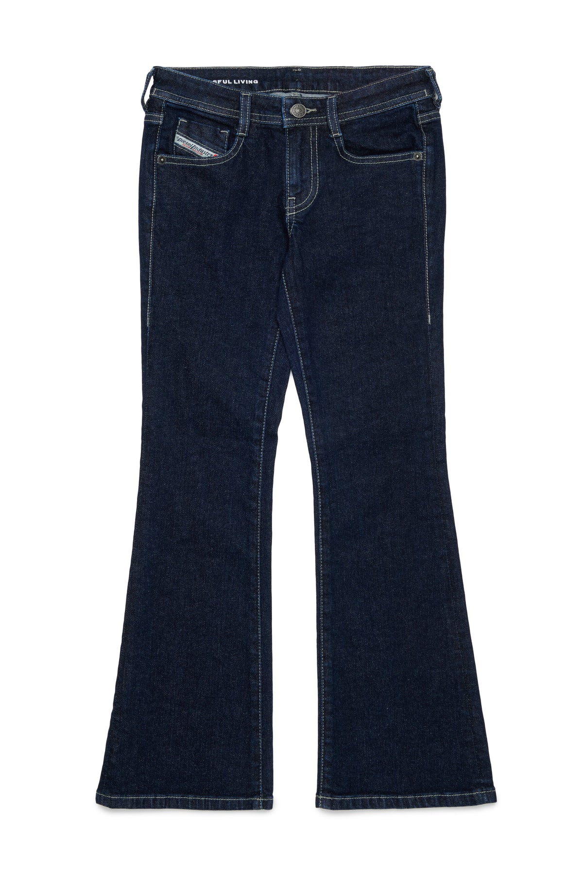 Dark blue bootcut jeans - D-Arry