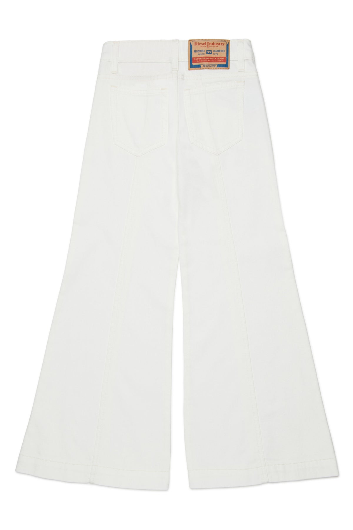 White flare jeans - D-Pam