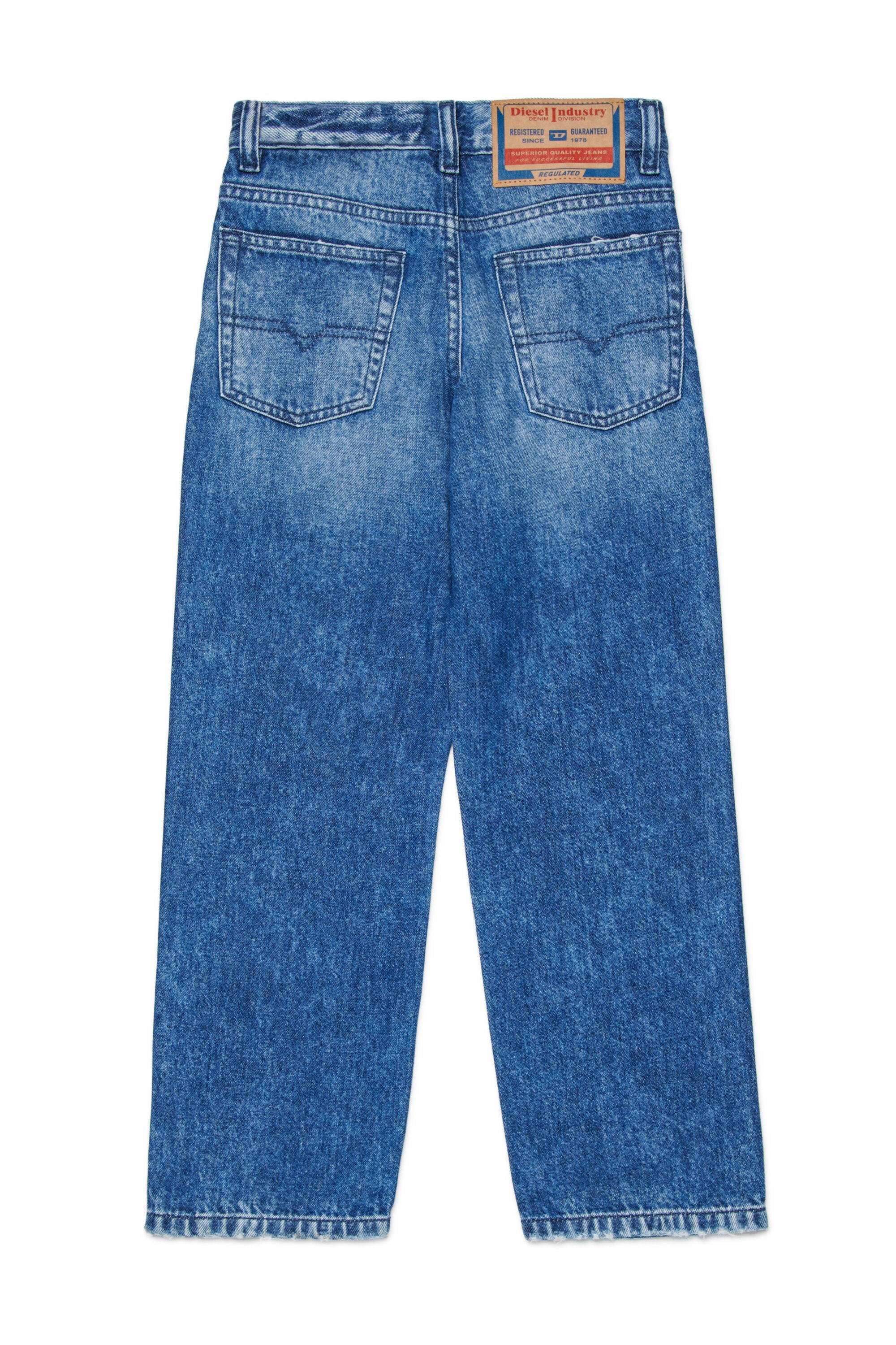Jeans relaxed fit lavado azul claro - D-Maki