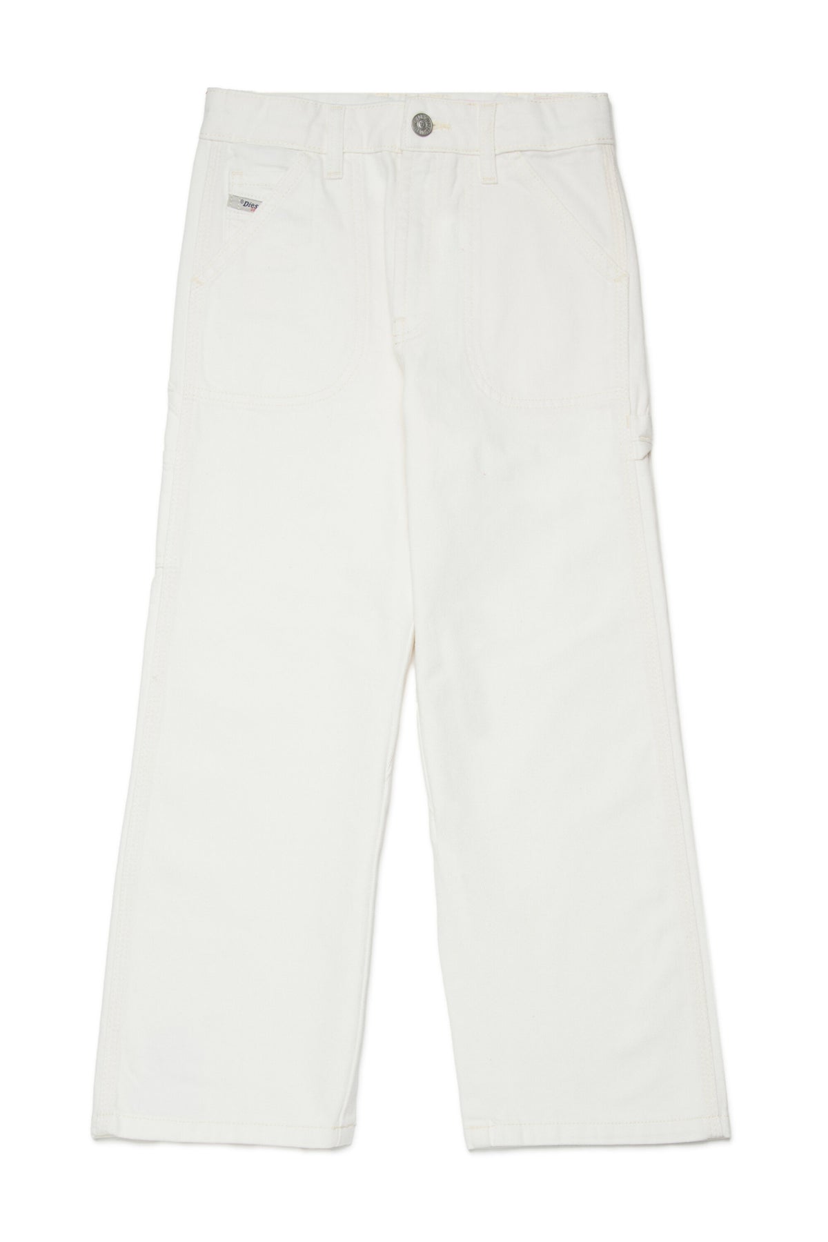 White relaxed fit jeans - D-Bart