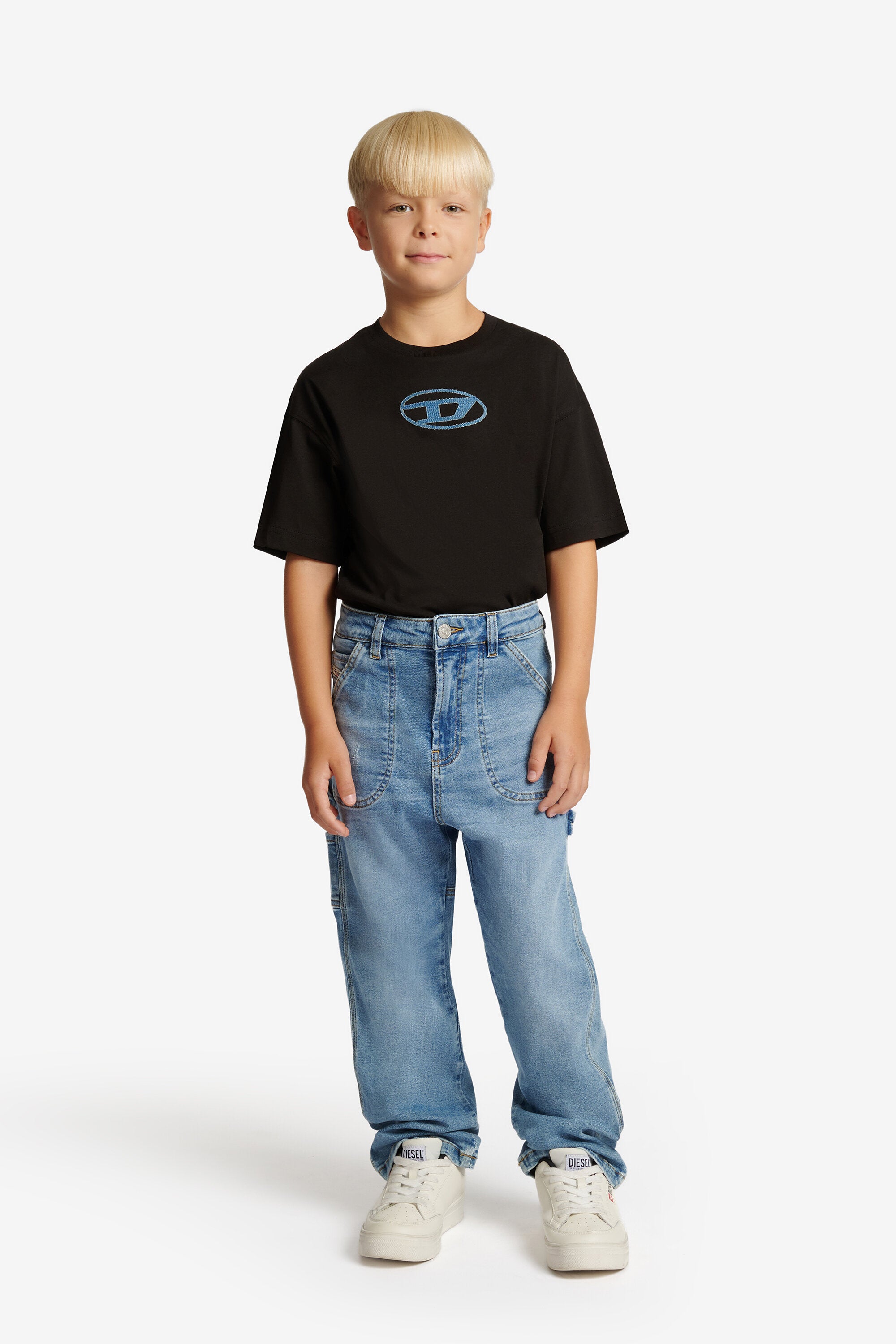 Jeans relaxed fit lavado azul claro - D-Bart