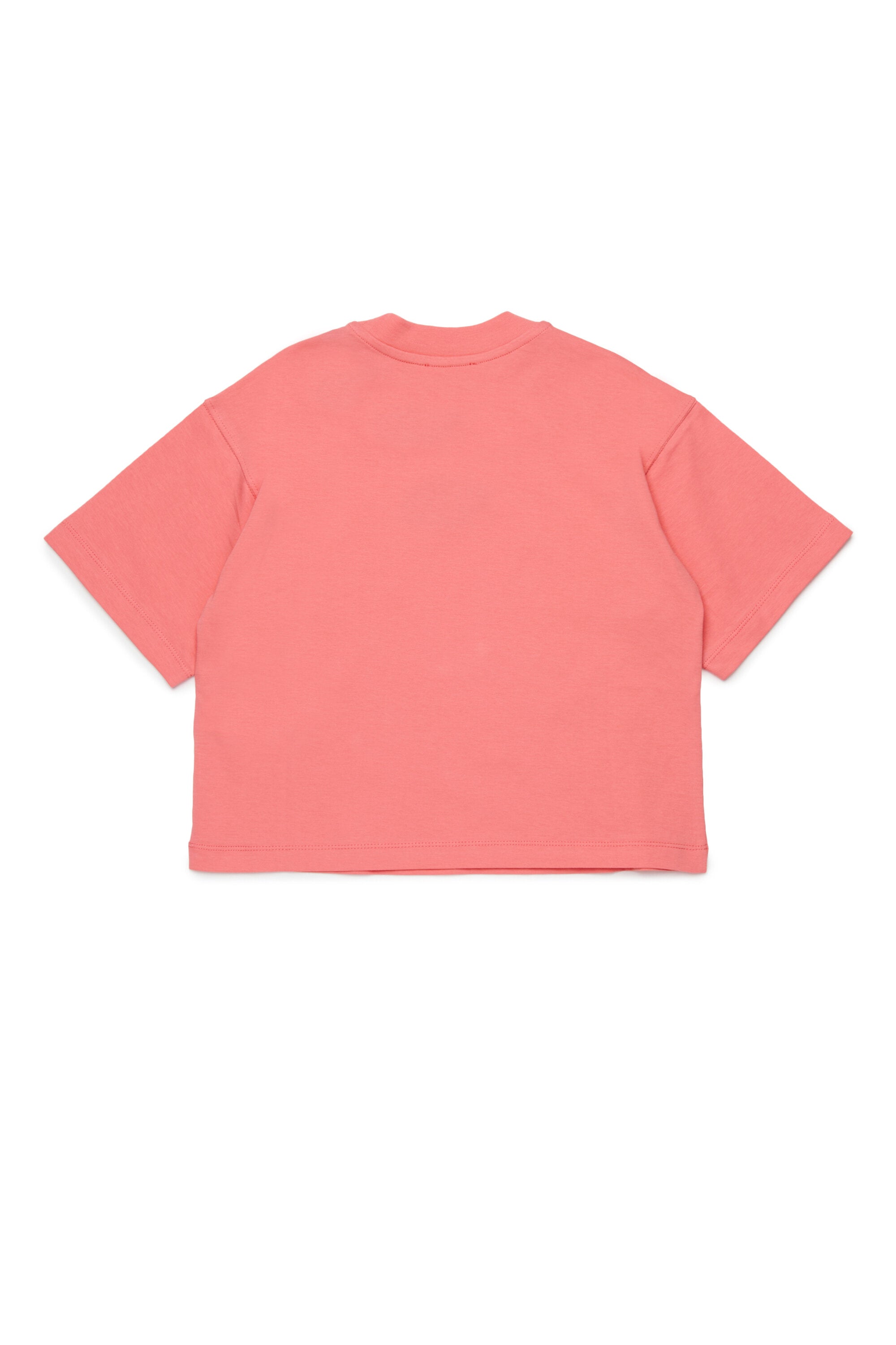 Camiseta boxy de punto con el logotipo de la Oval D