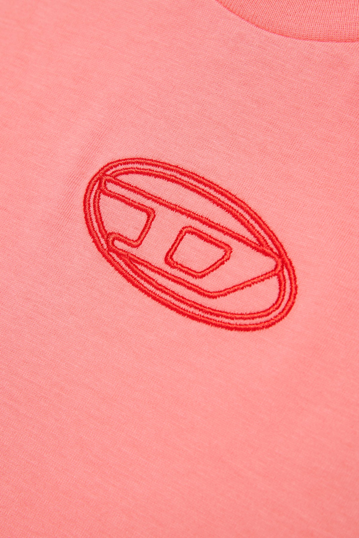 T-shirt en jersey ample avec logo Oval D