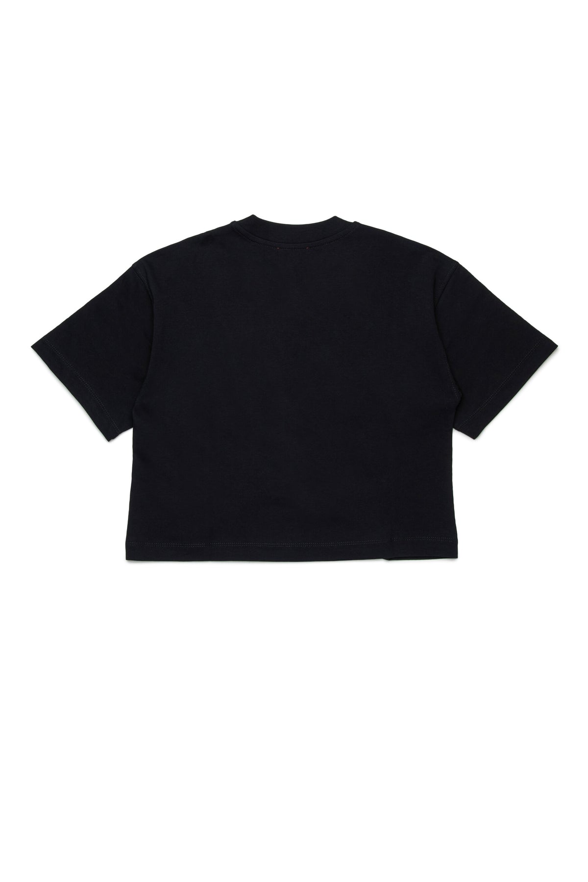 Camiseta boxy de punto con el logotipo de la Oval D