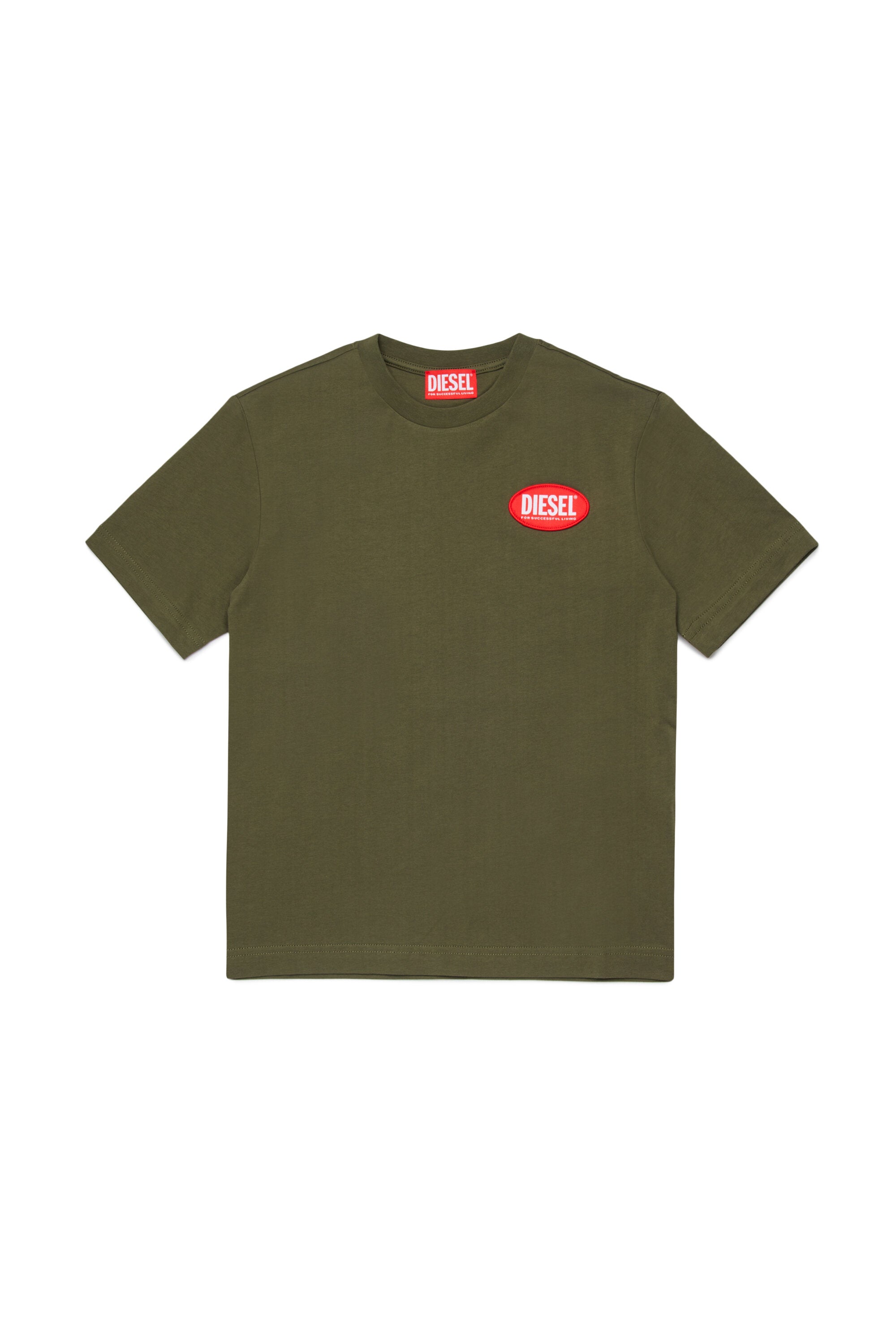Camiseta de punto con Diesel Oval Label