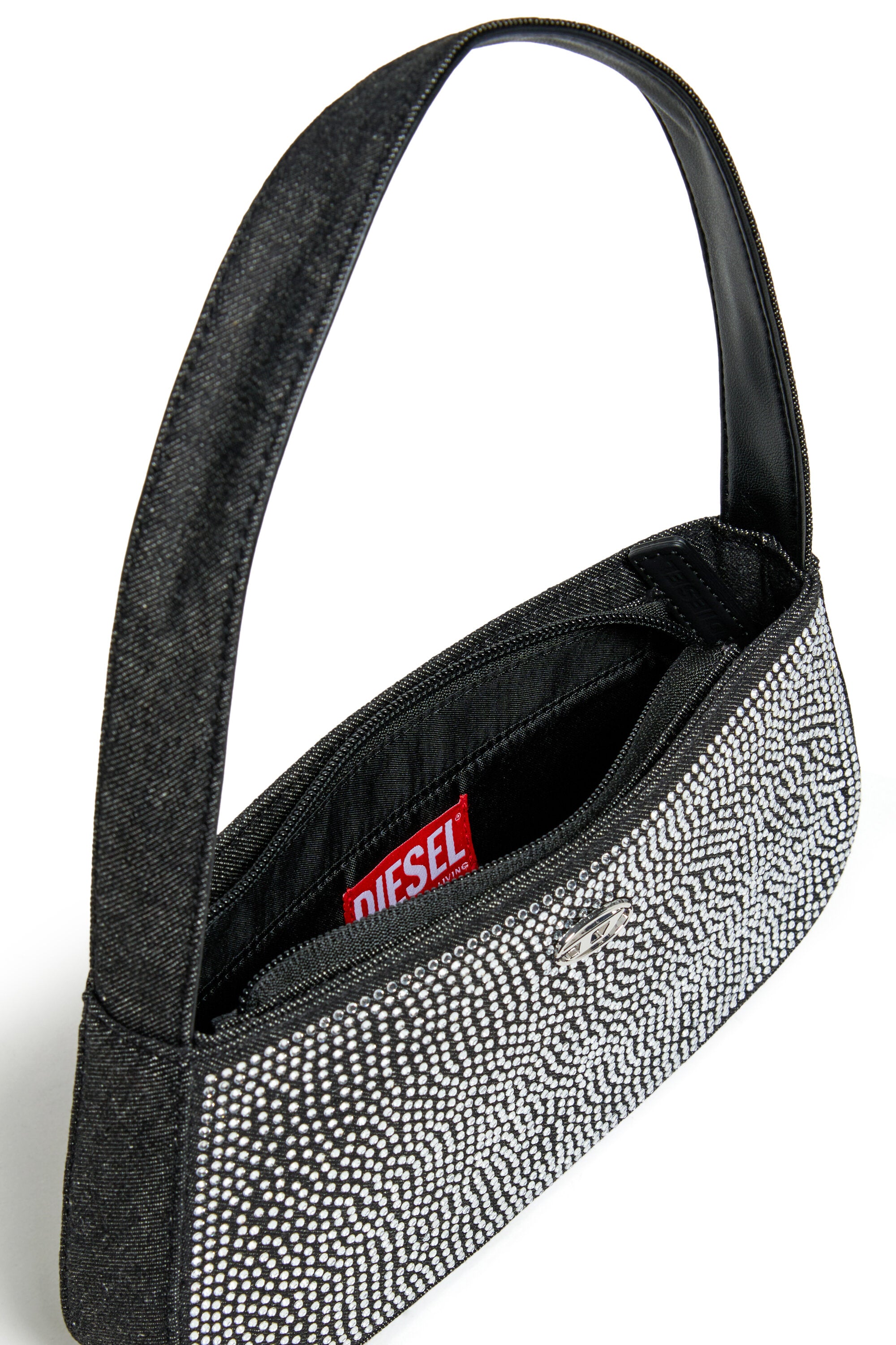 WJULIE bag in denim with rhinestones