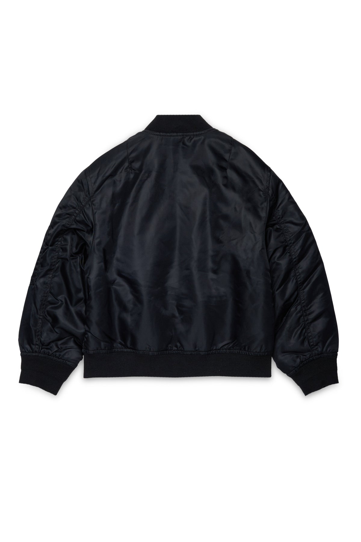 Cazadora bomber con logotipo y bolsillos con cremallera