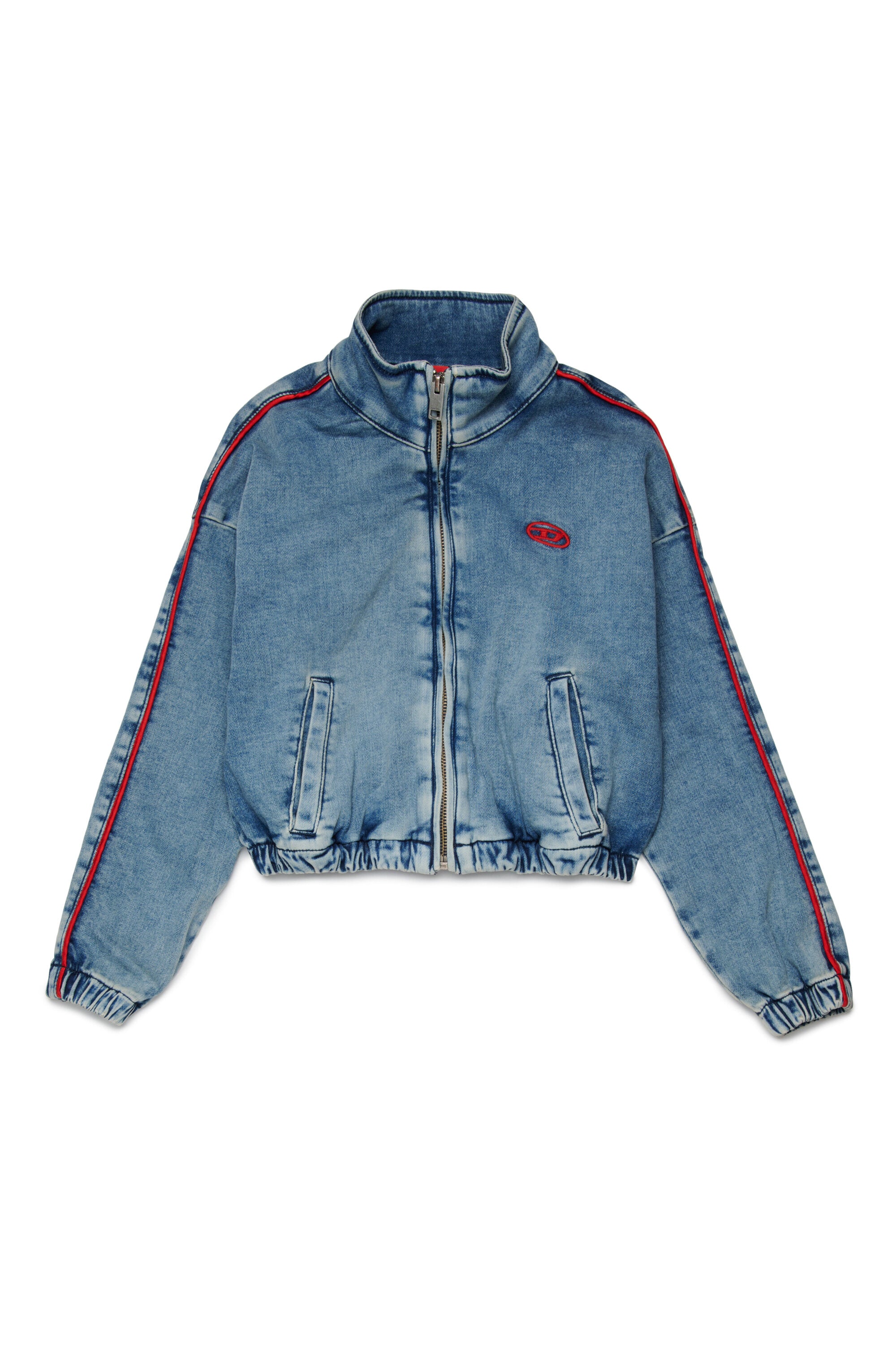 Chaqueta vaquera con logo bordado