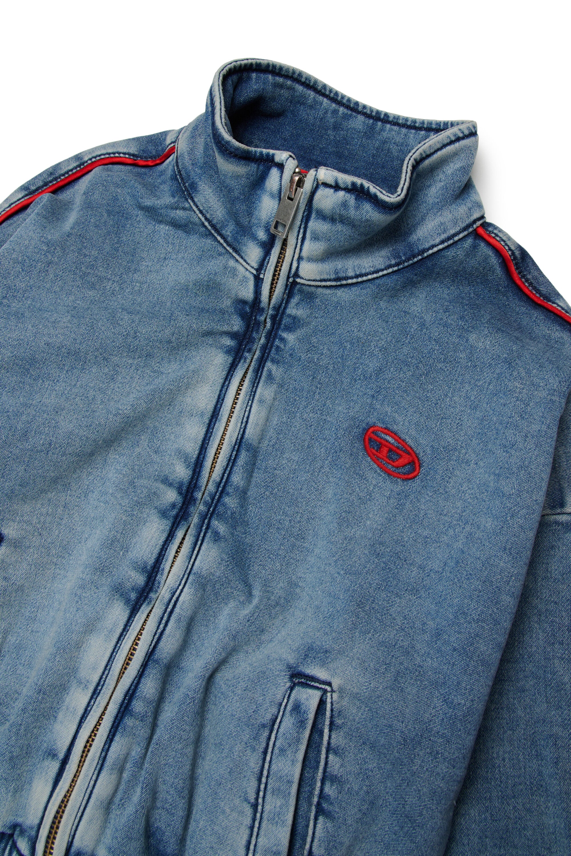 Chaqueta vaquera con logo bordado
