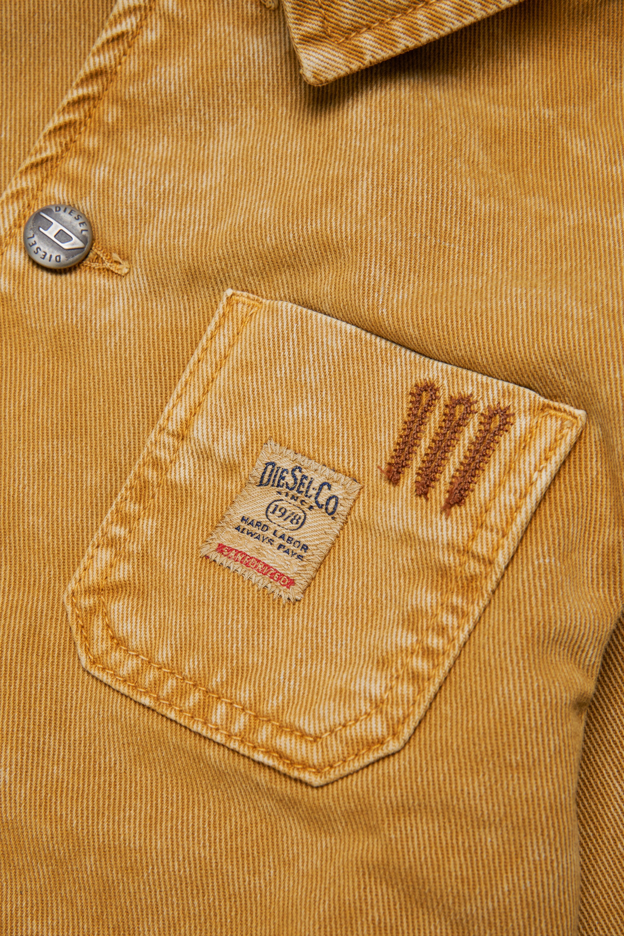 Veste en denim avec logo imprimé