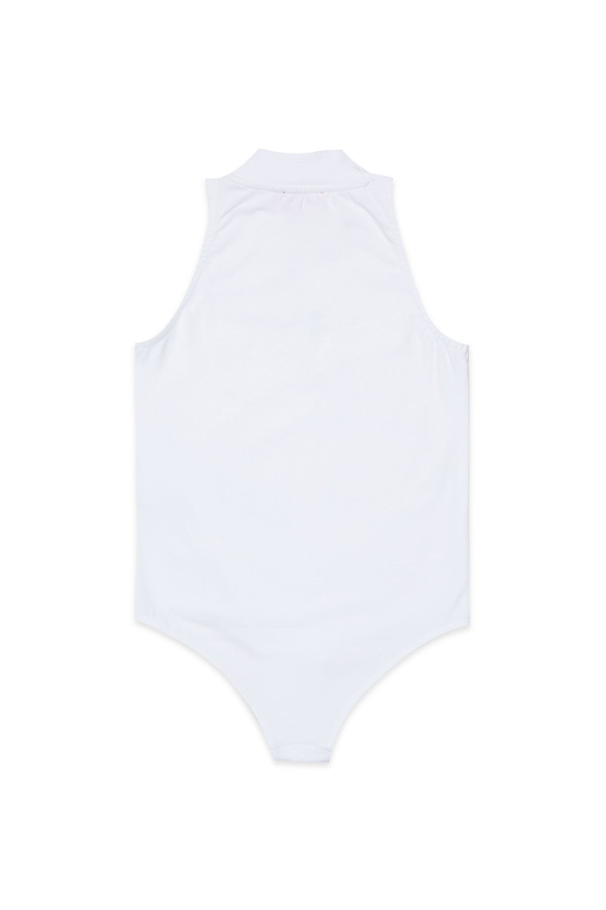 Sleeveless bodysuit with logo