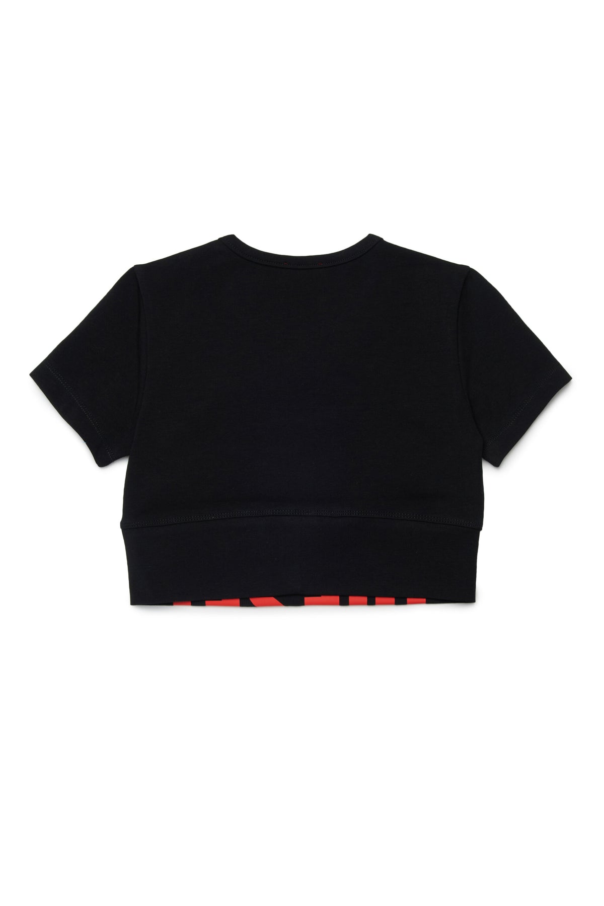 Camiseta de cuello redondo con logo