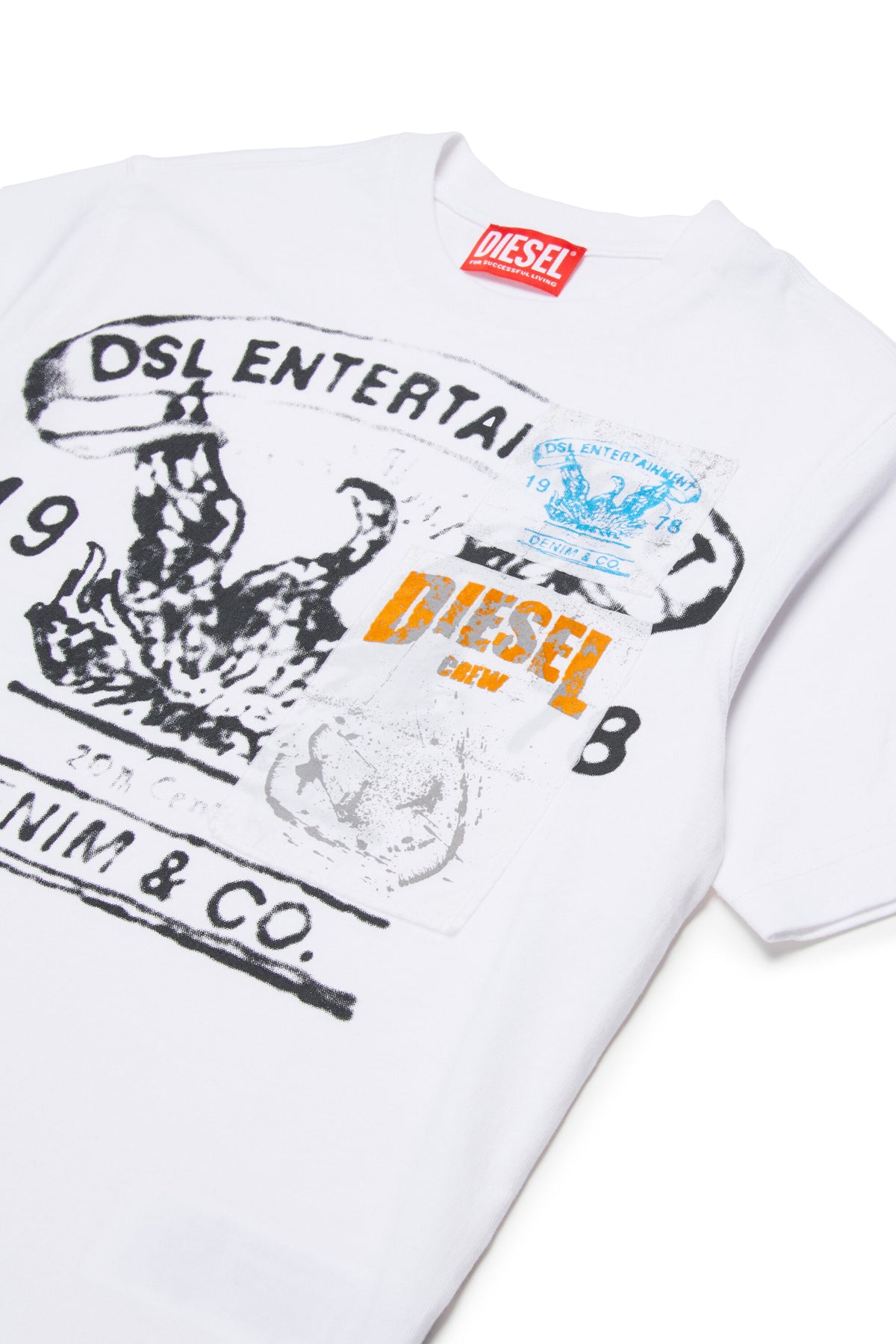 T-shirt with printed logo
