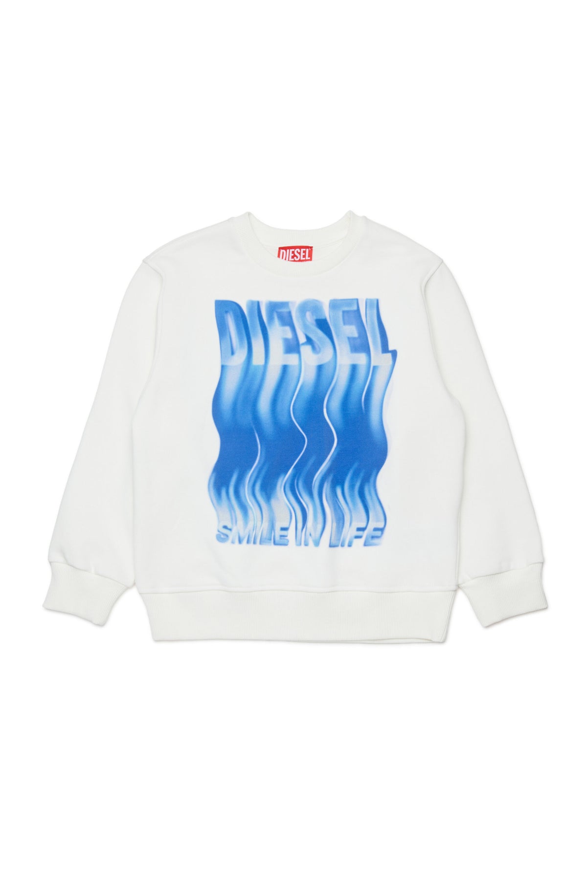 Sudadera de cuello redondo con logo estampado