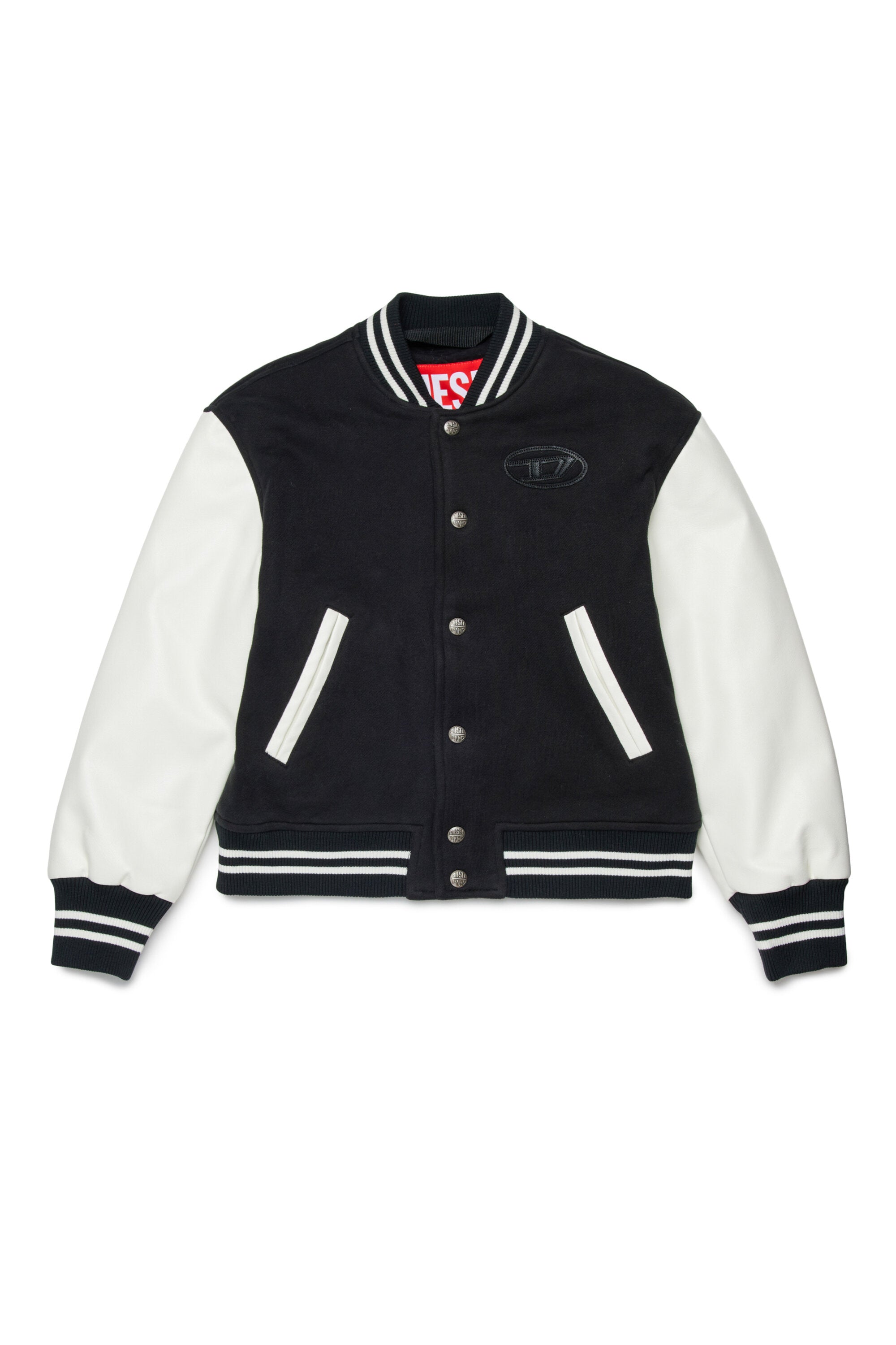Chaqueta bomber con logo estampado