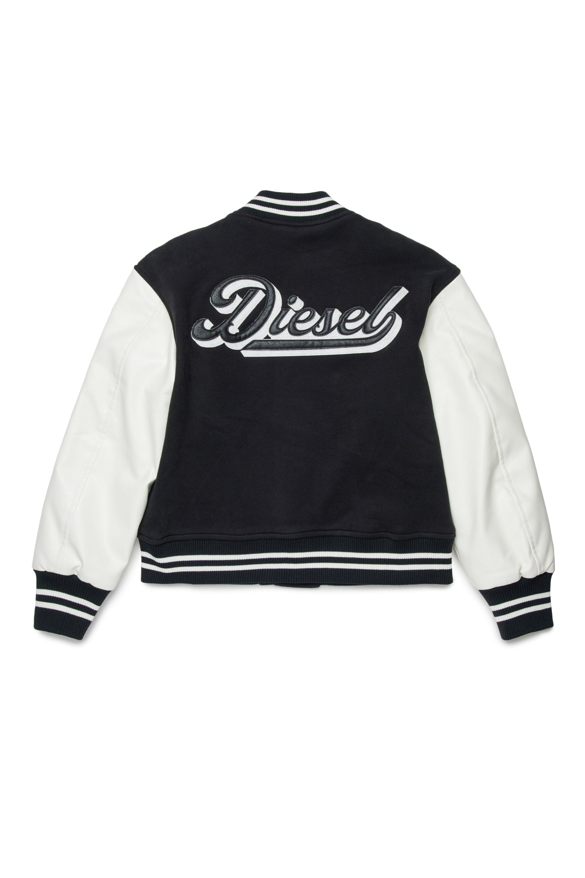Chaqueta bomber con logo estampado