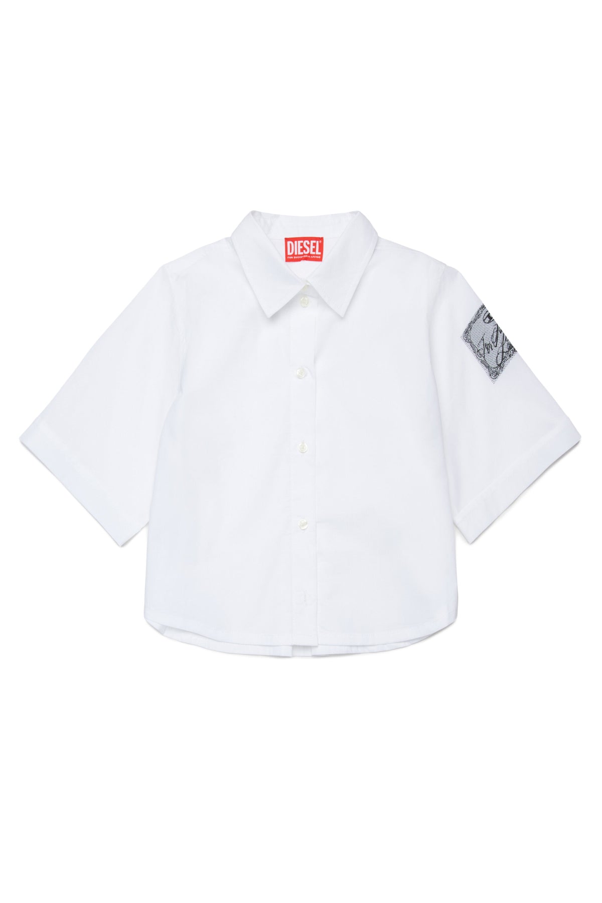 Chemise à manches courtes avec logo