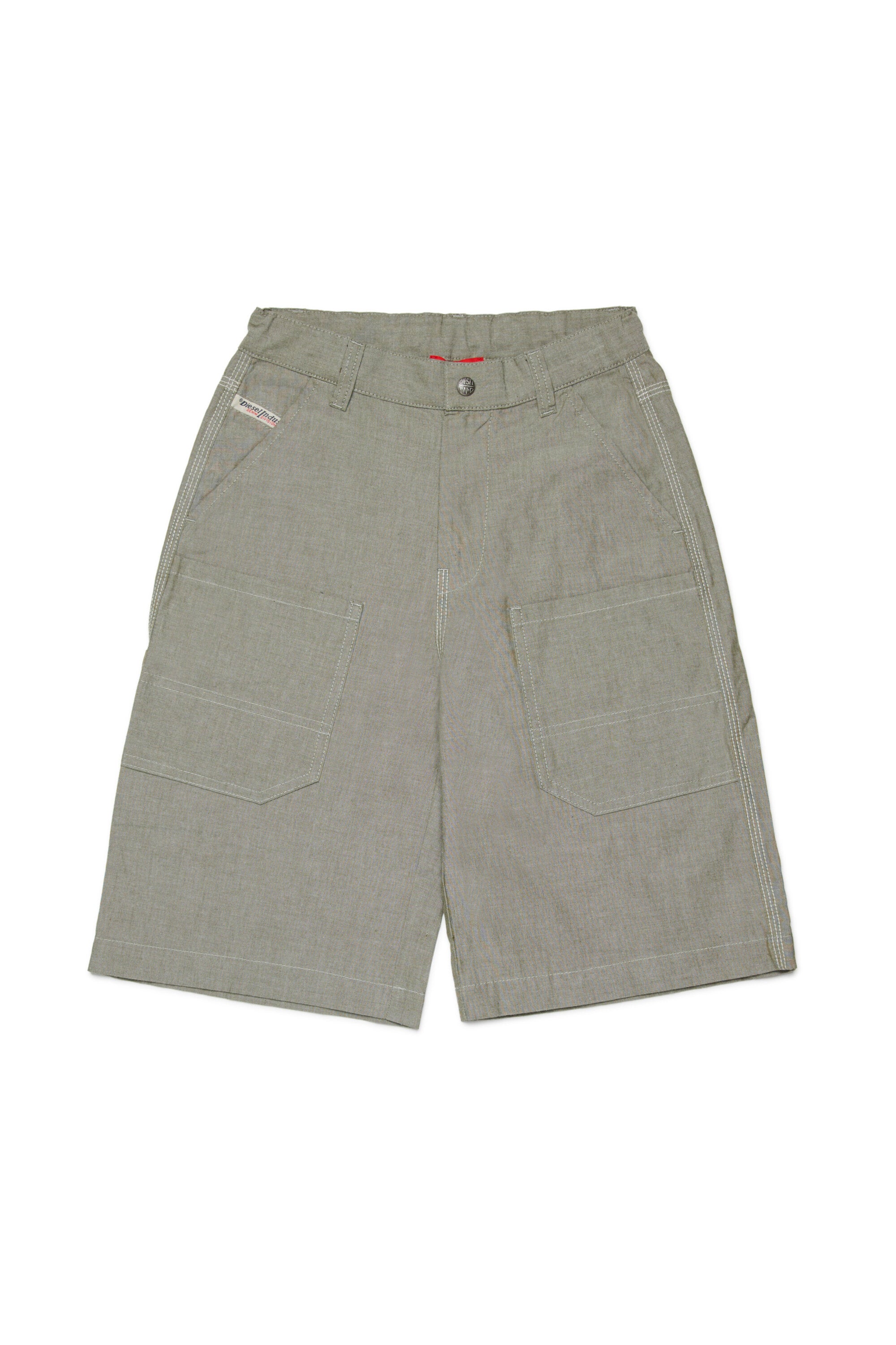 Short cargo avec logo