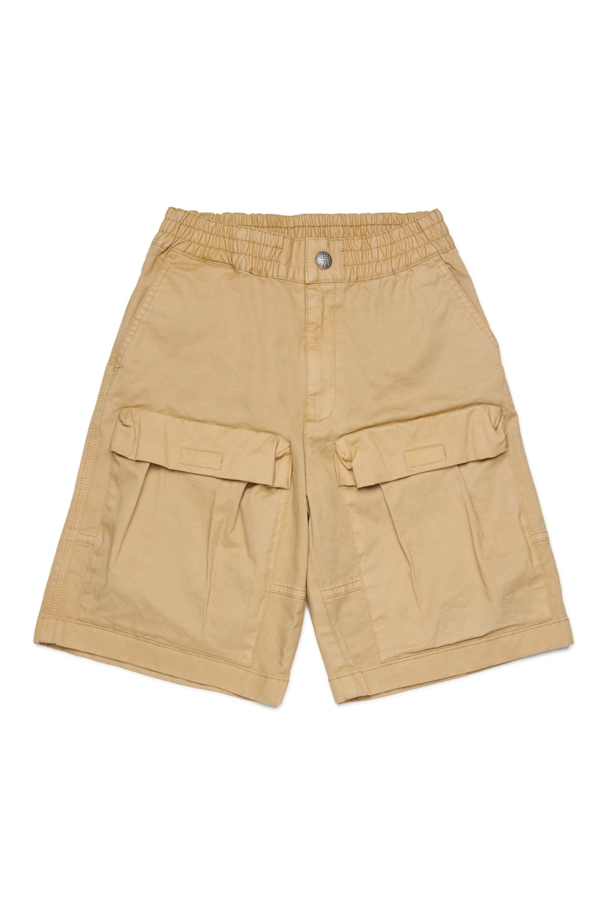 Short cargo avec logo brodé