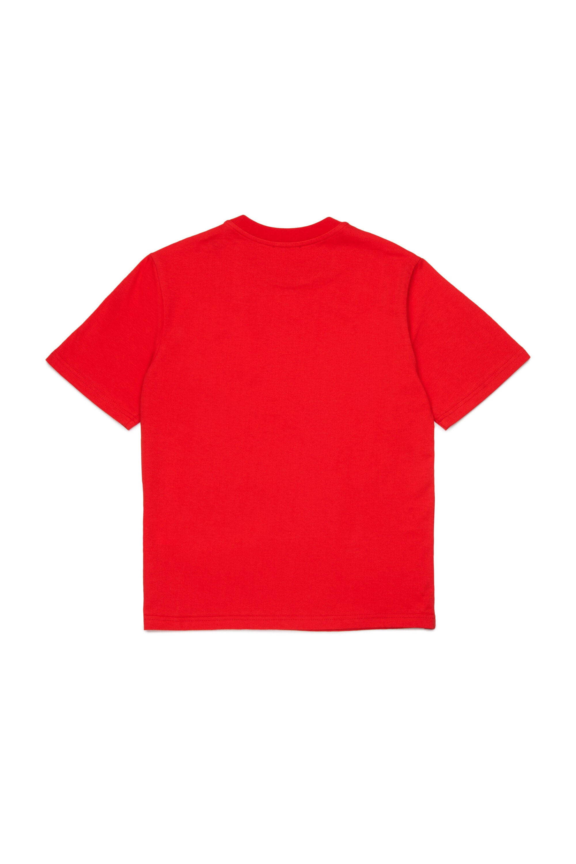 Camiseta con logotipo vertical