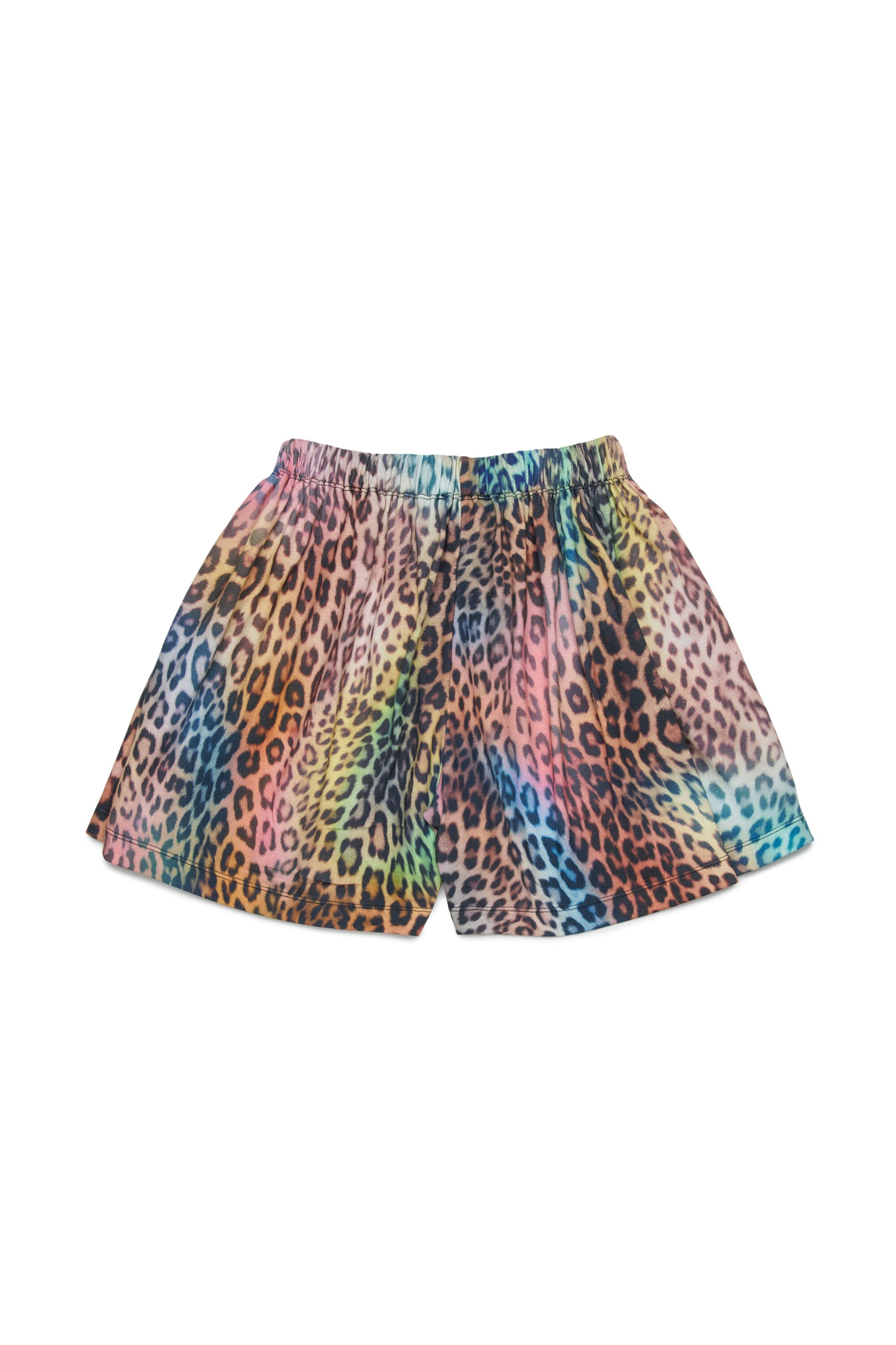 Fleece shorts with logo