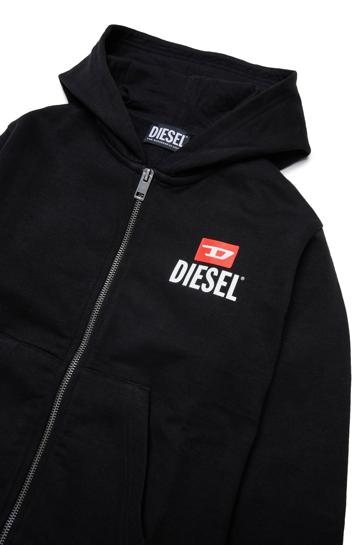 Sudadera con cremallera y logo