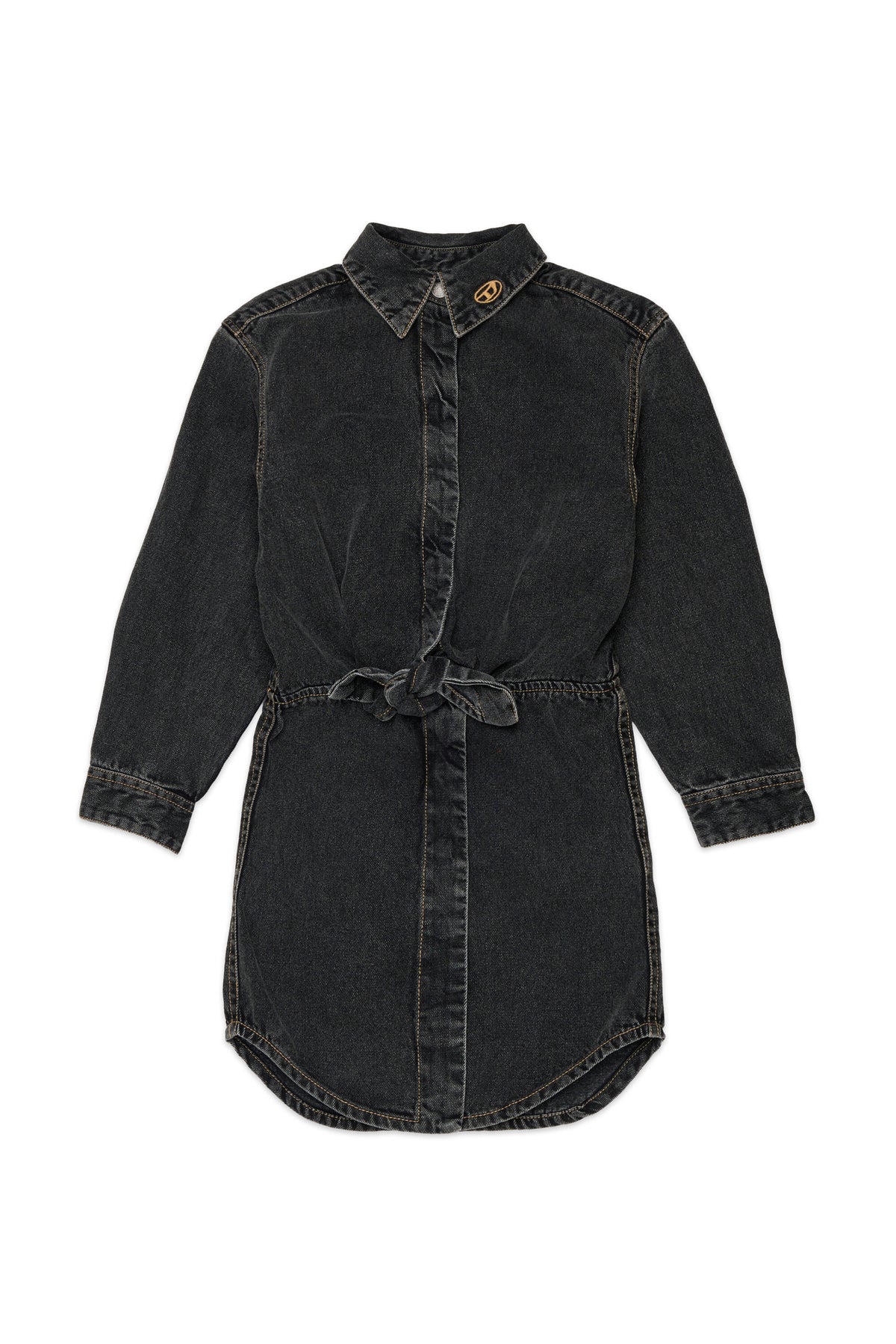 Robe en denim avec logo