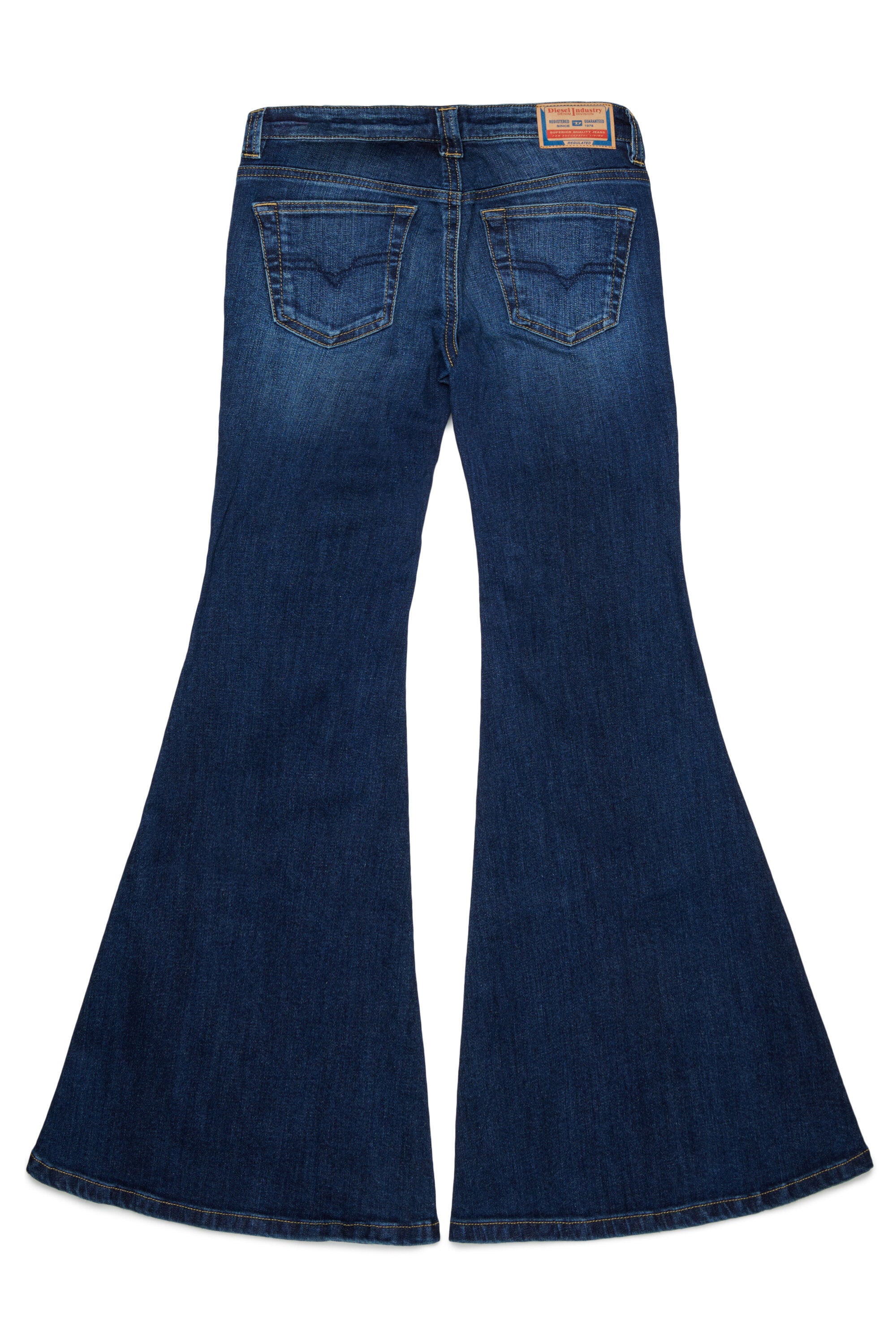 Jeans de corte flare azul medio - D-Blys