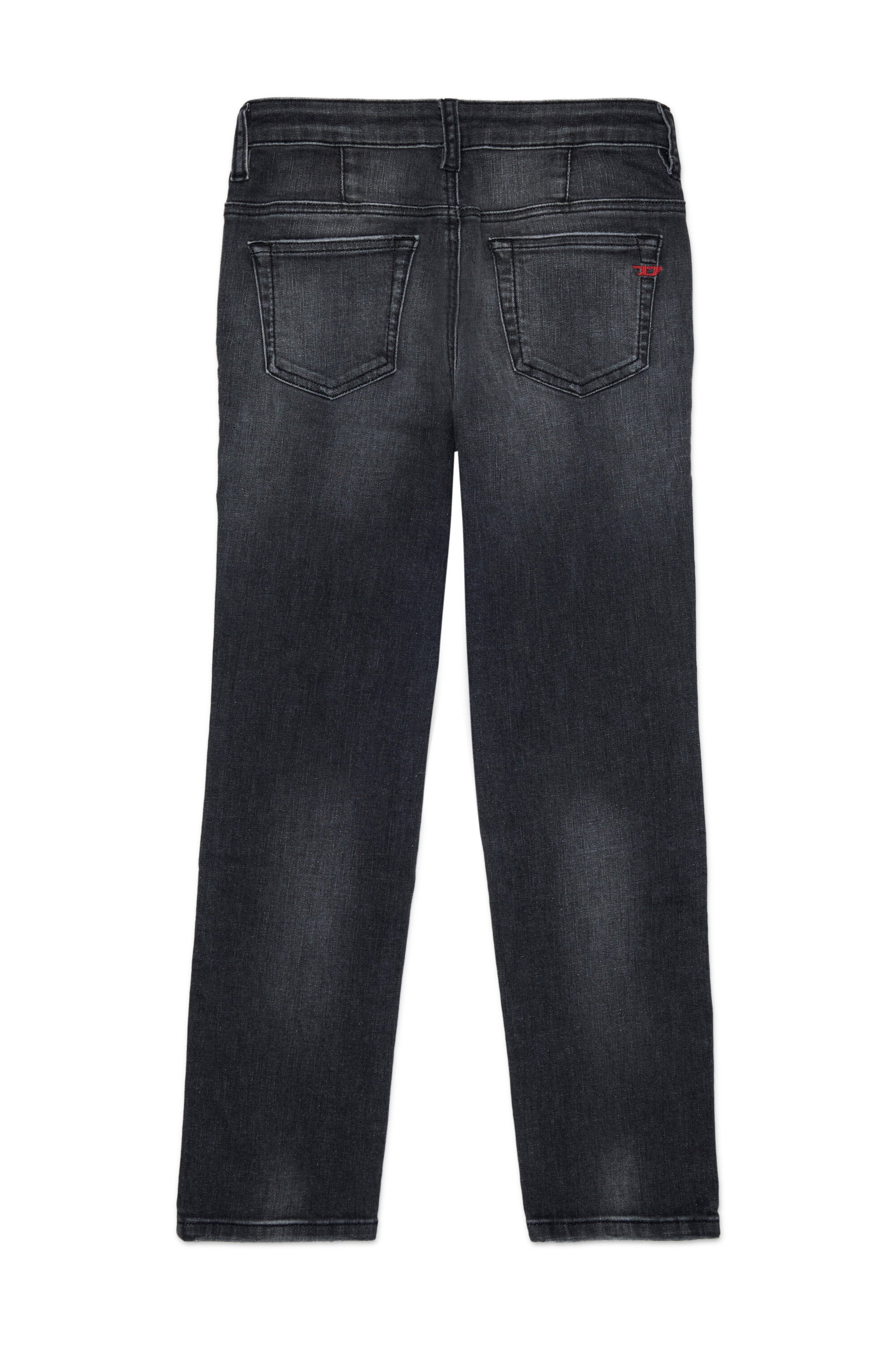 Jeans corte regular lavado gris - D-Ilia