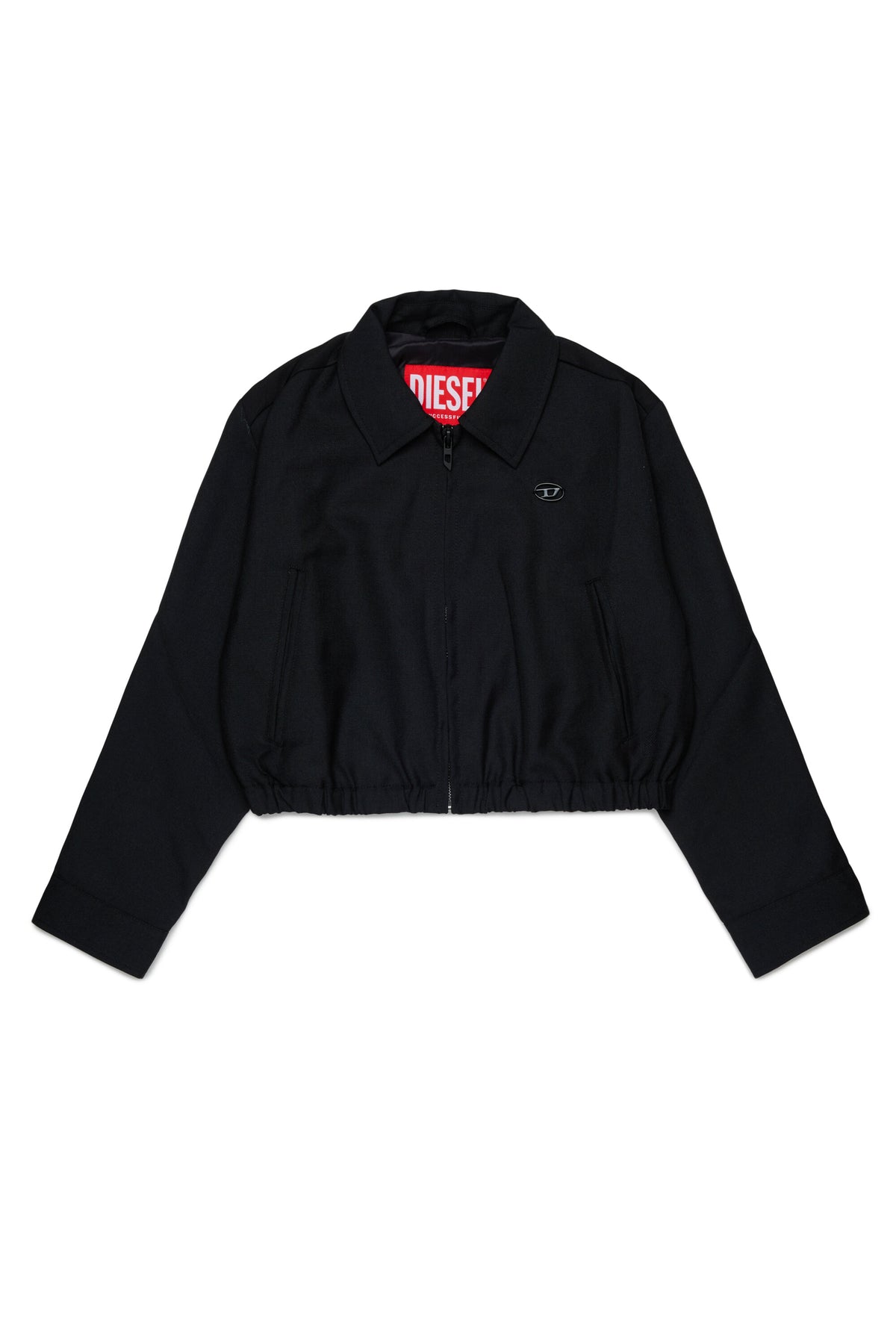 Veste courte avec logo imprimé