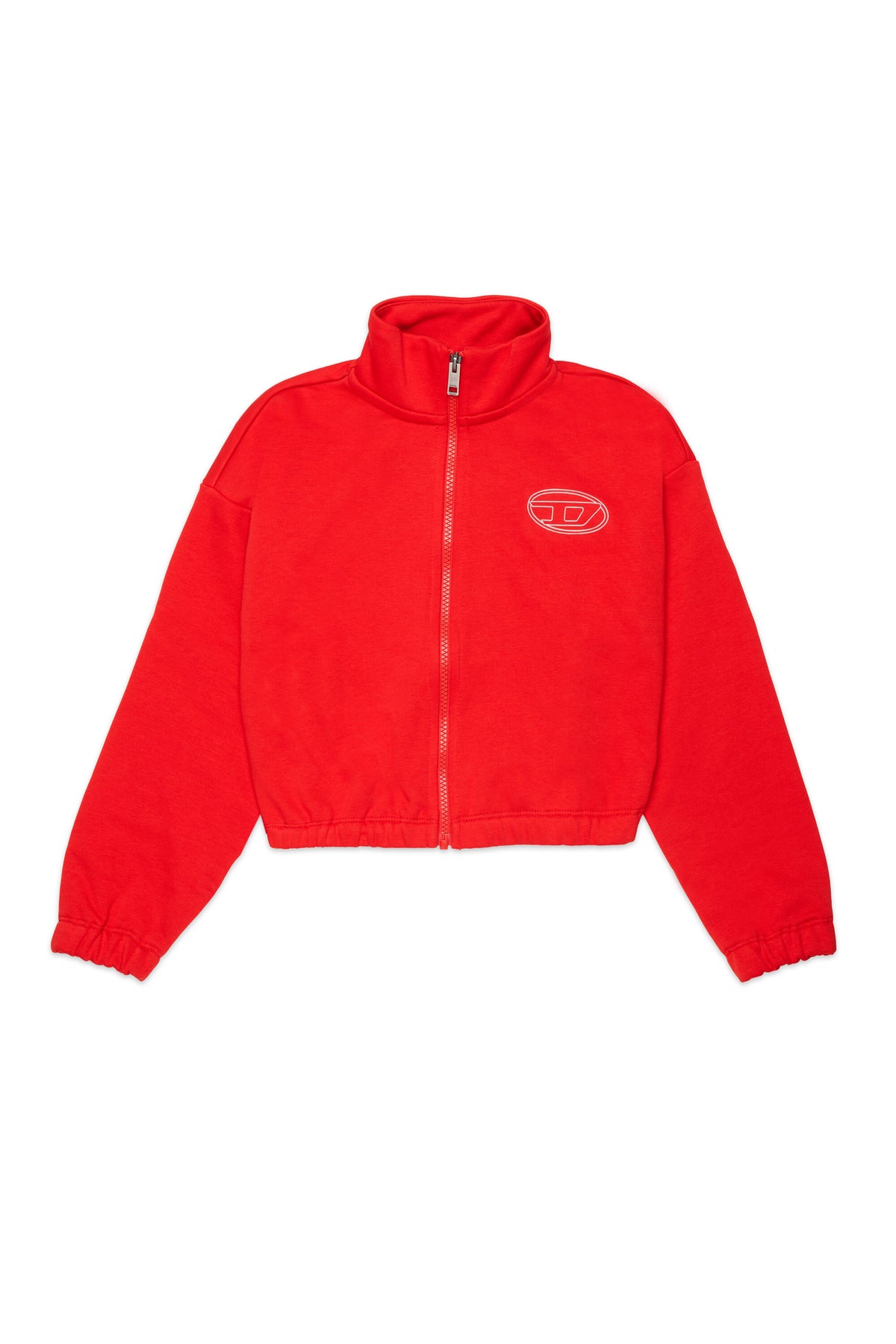 Zip sweatshirt with logo