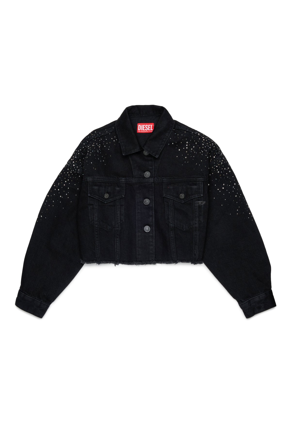 Veste en denim avec applications