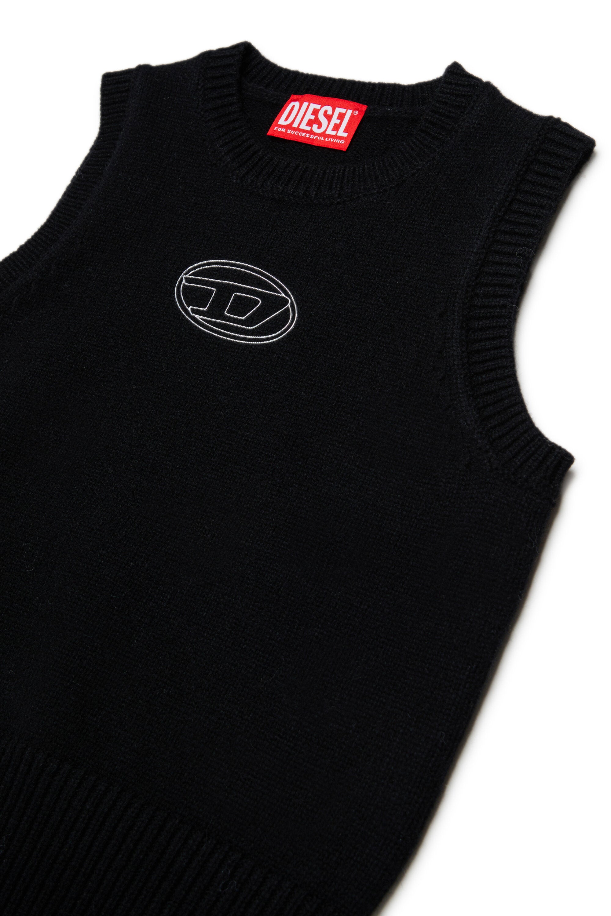 Gilet en maille avec logo