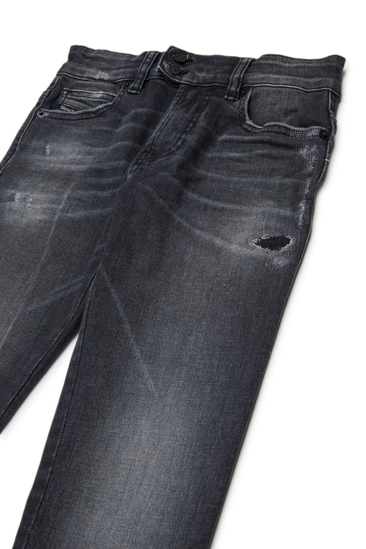 Slim fit jeans in black wash - D-Veel