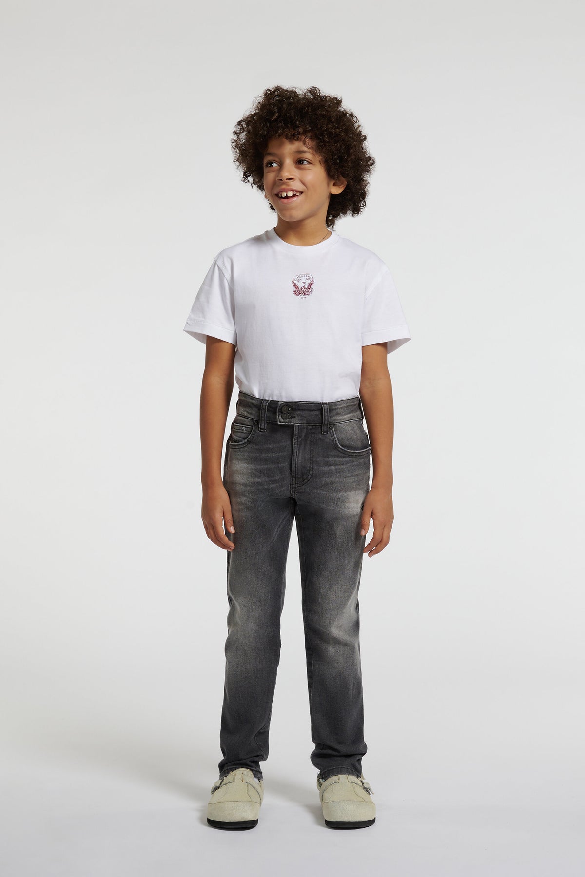 Slim fit jeans in black wash - D-Veel